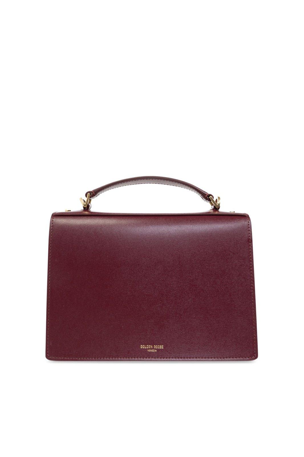 Shop Golden Goose Venezia Tote Bag In Bordeaux