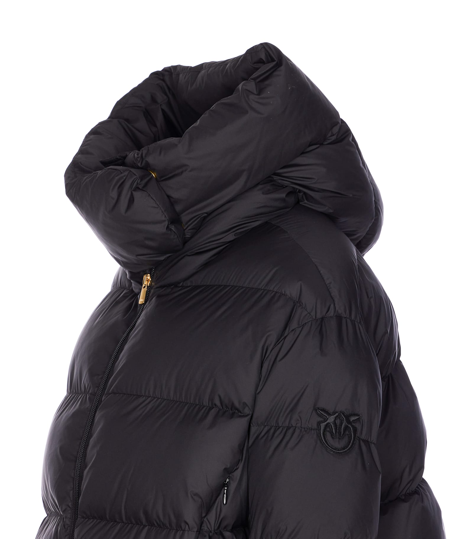 Pinko Giza Down Jacket In Purple