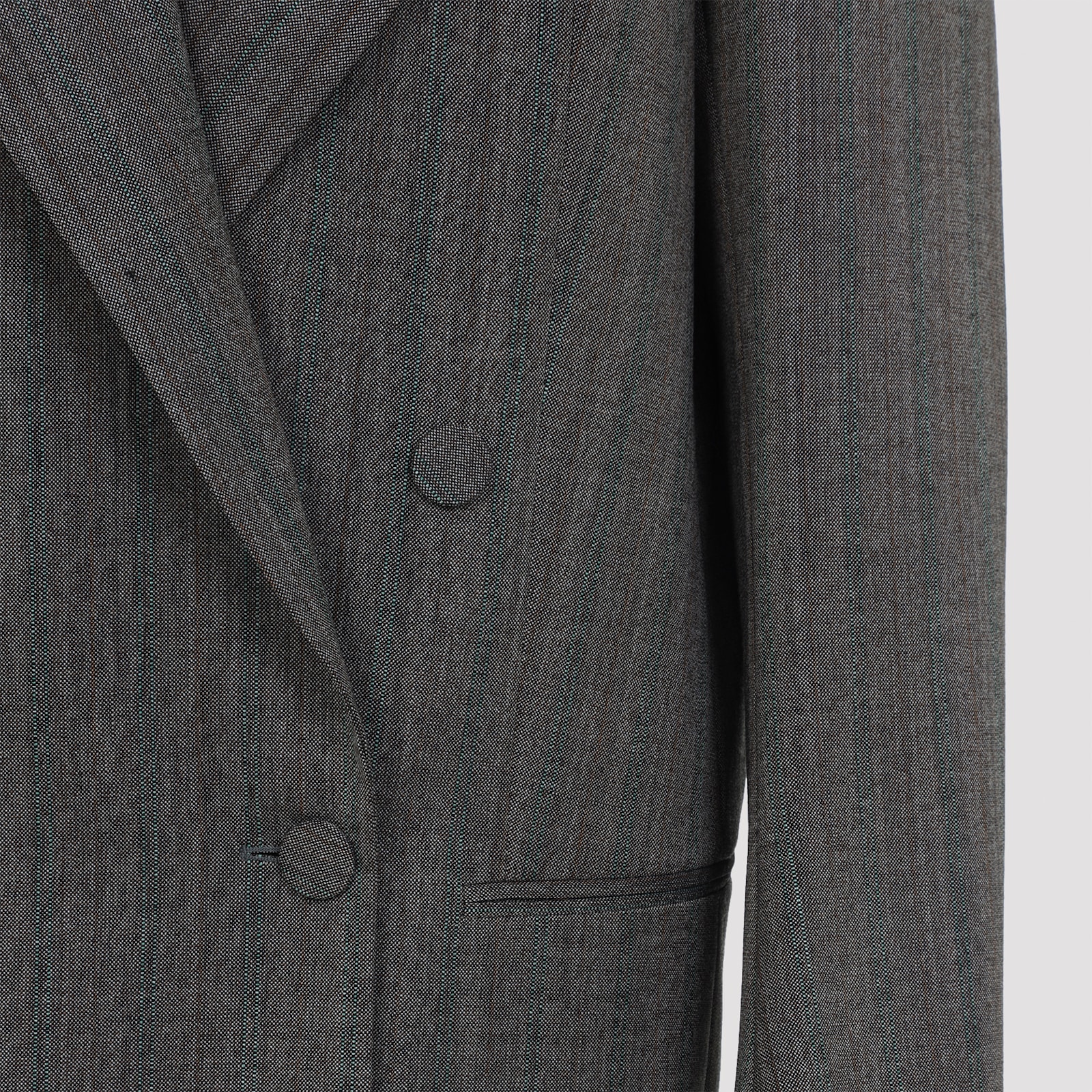 Dries Van Noten Longline Jacket With Notched Lapels And Pockets In Black