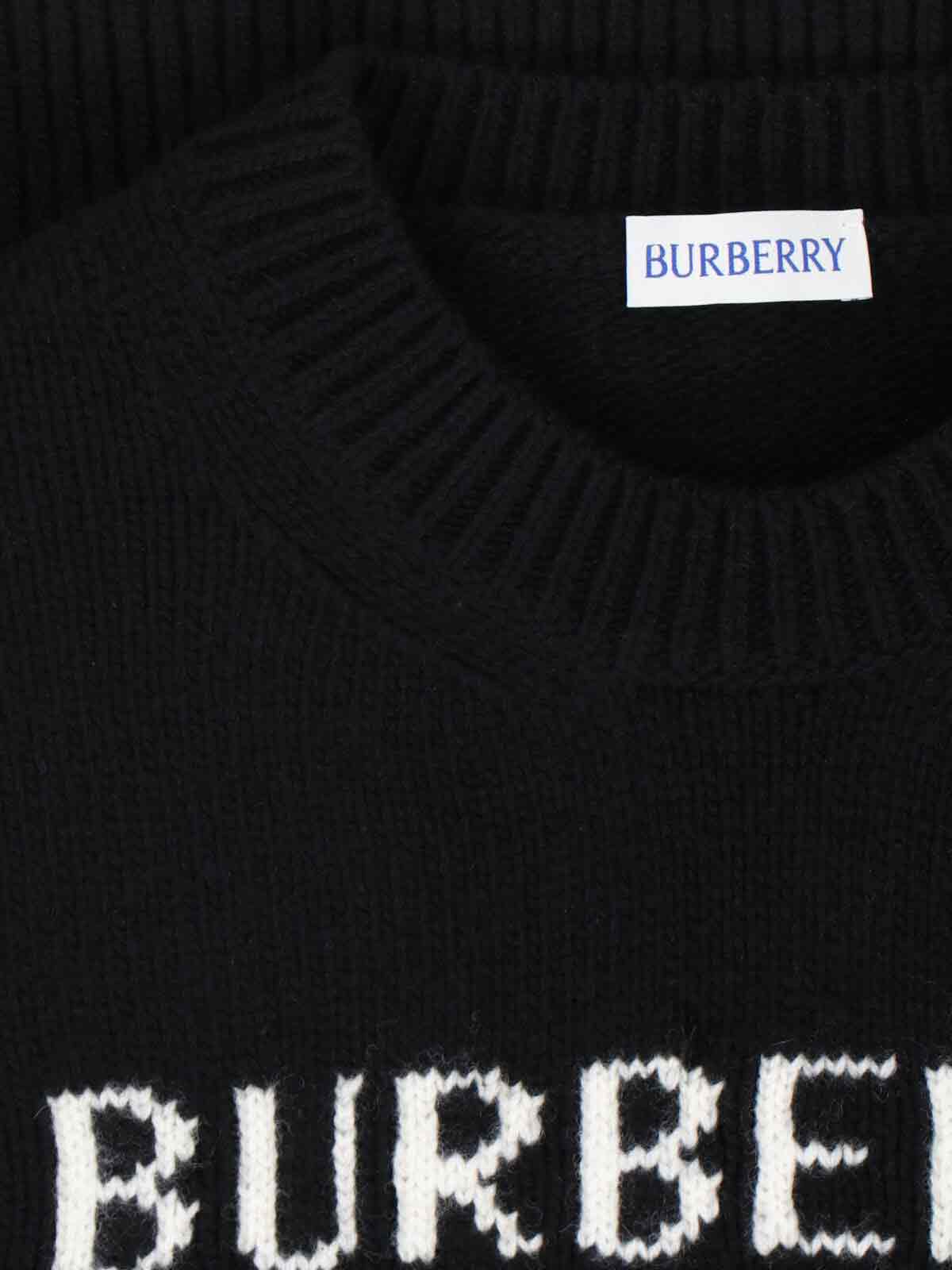 Burberry Ekd Sweater In Black