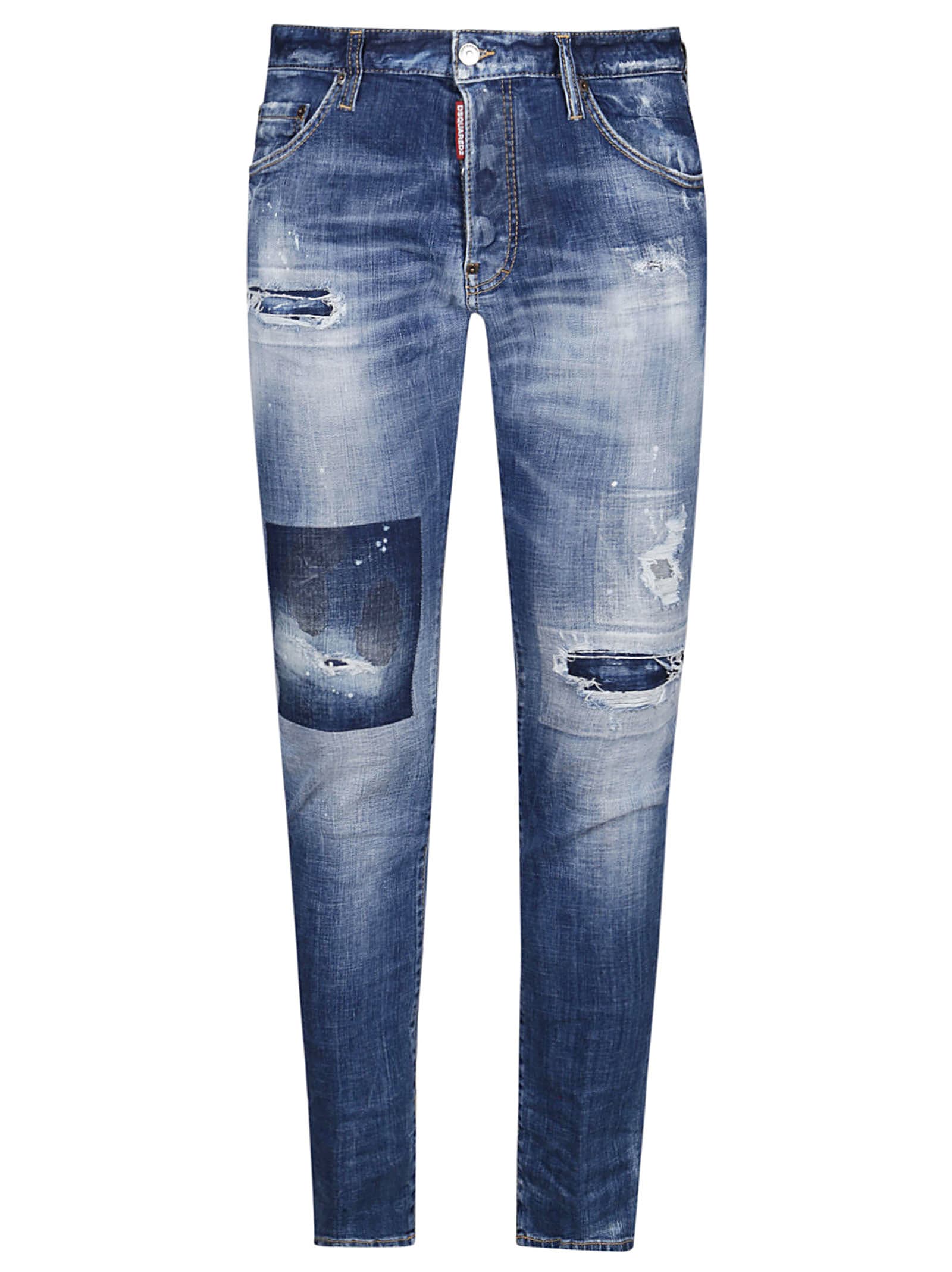 DSQUARED2 COOL GUY JEANS,S71LB0949 S30342 470 NAVY BLUE
