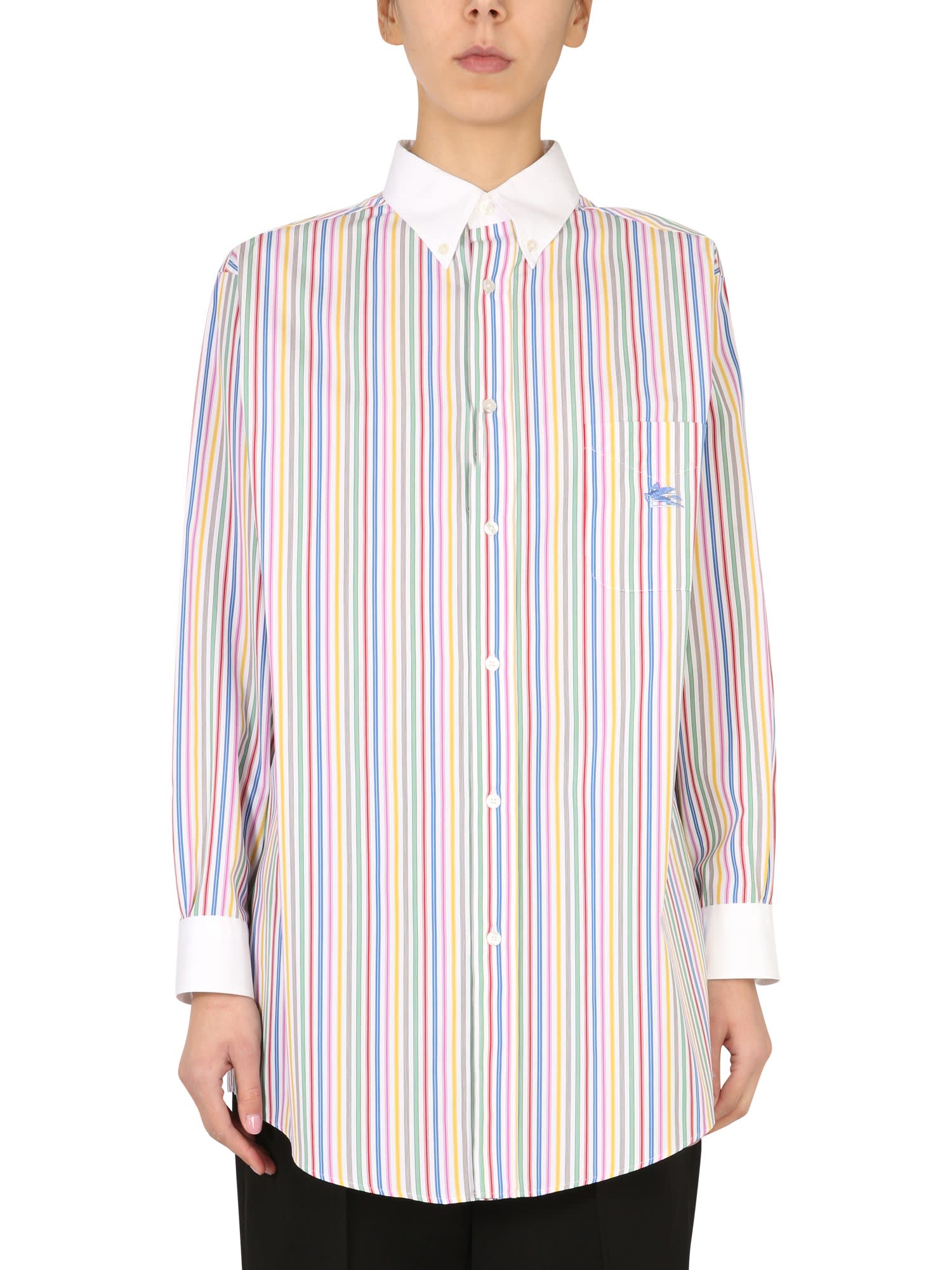 Etro Ge01 Striped Shirt