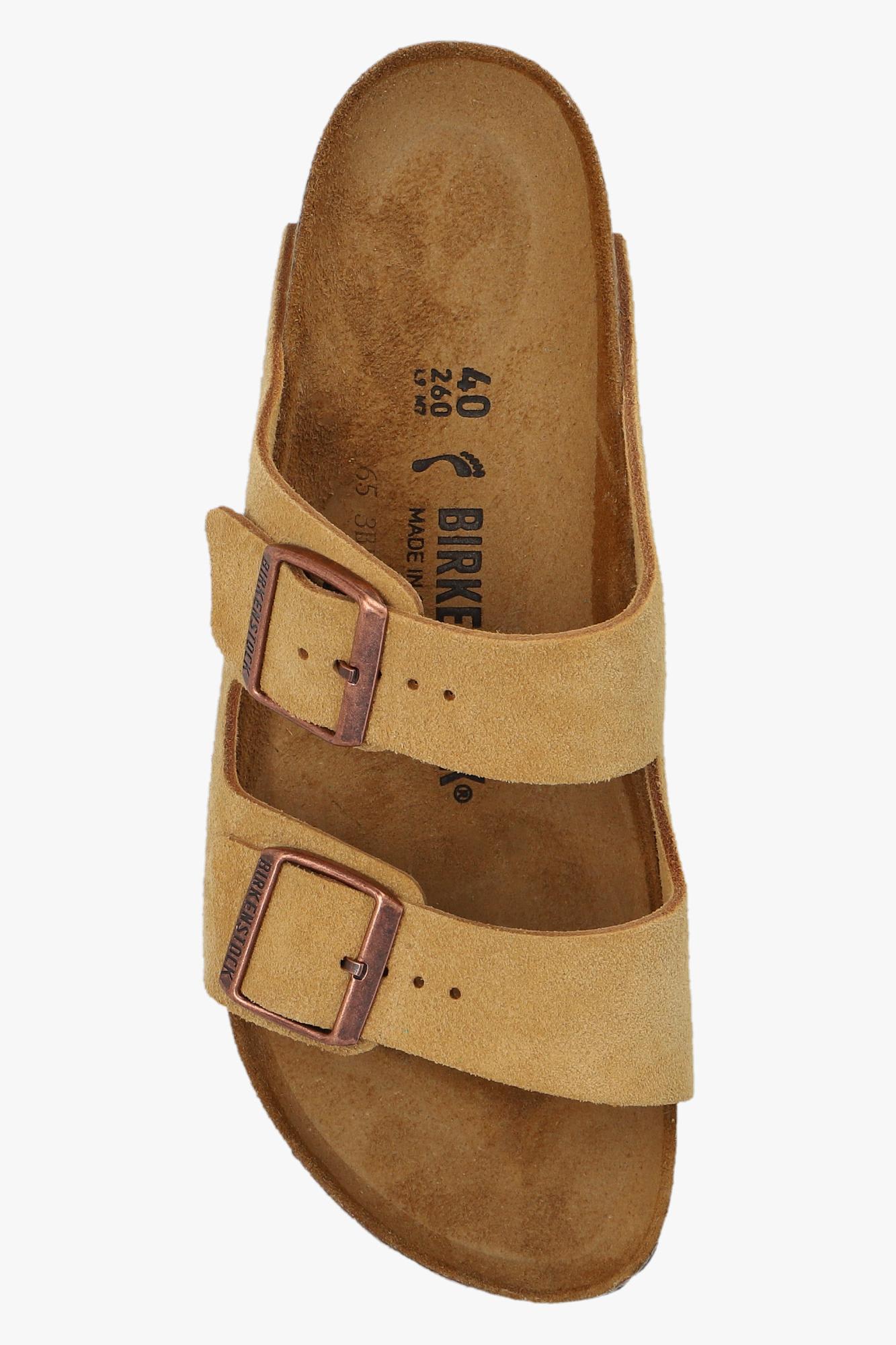 Shop Birkenstock Arizona Bs Slides In Thyme