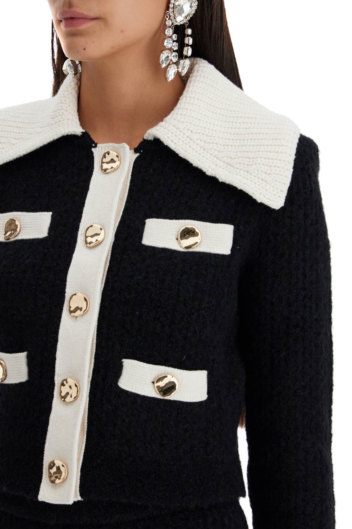 SELF-PORTRAIT CACHEMIRE CARDIGAN