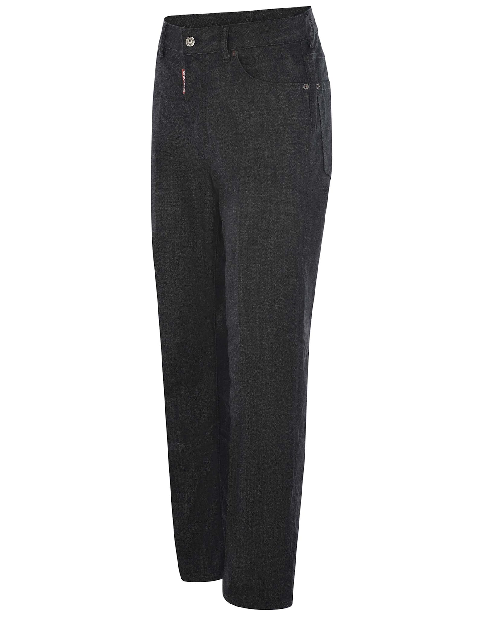 Shop Dsquared2 Jeans  Boston Made Of Stretch Denim In Black