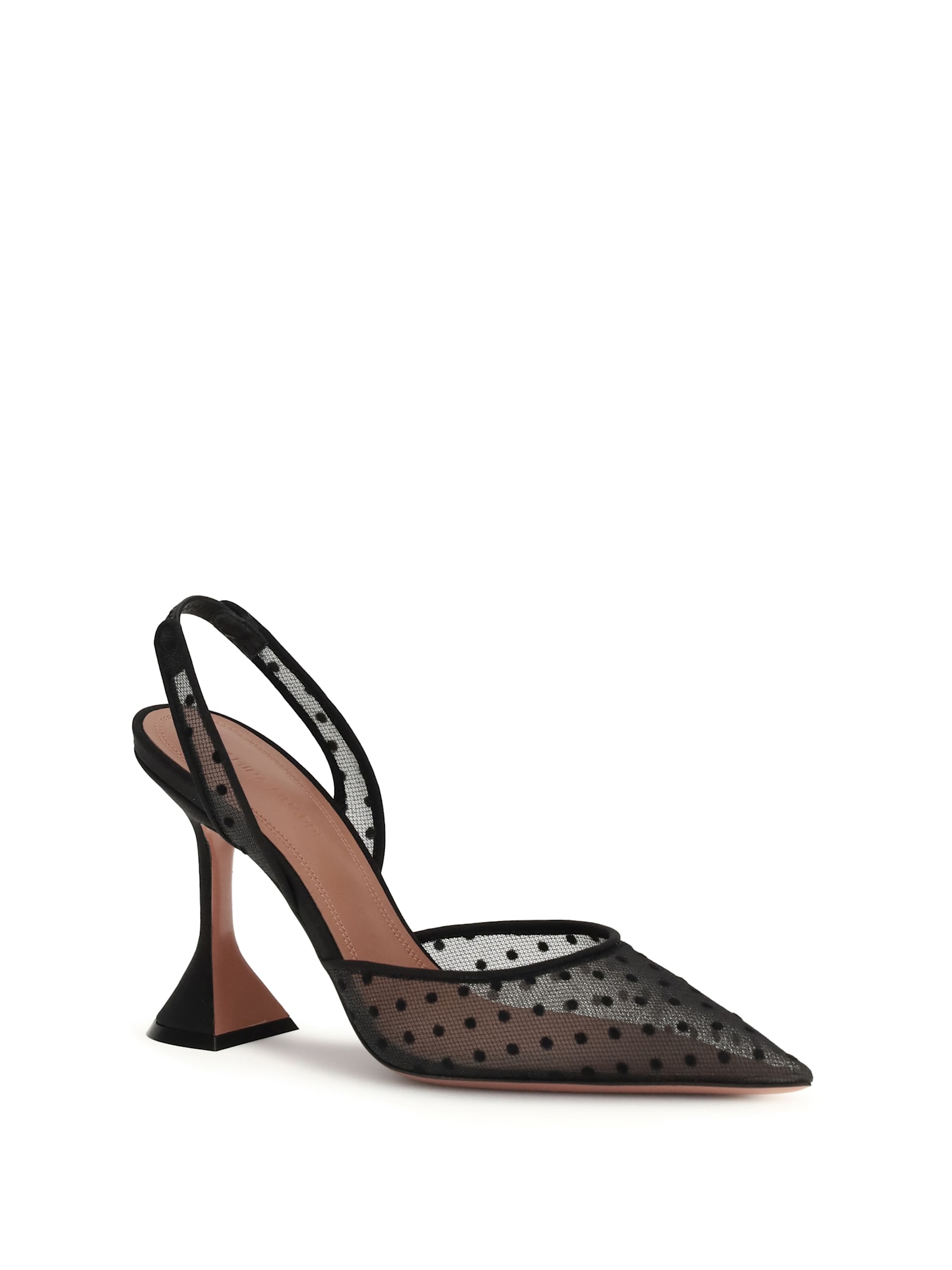 Amina Muaddi Slingback High-heeled Sandals In Multi