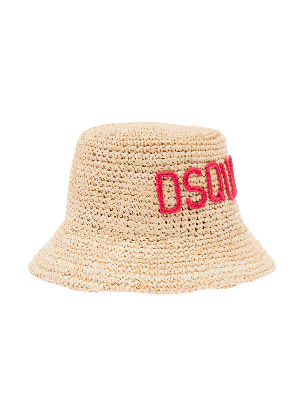 Dsquared2 D-squared2 Womans Straw Hat With Logo