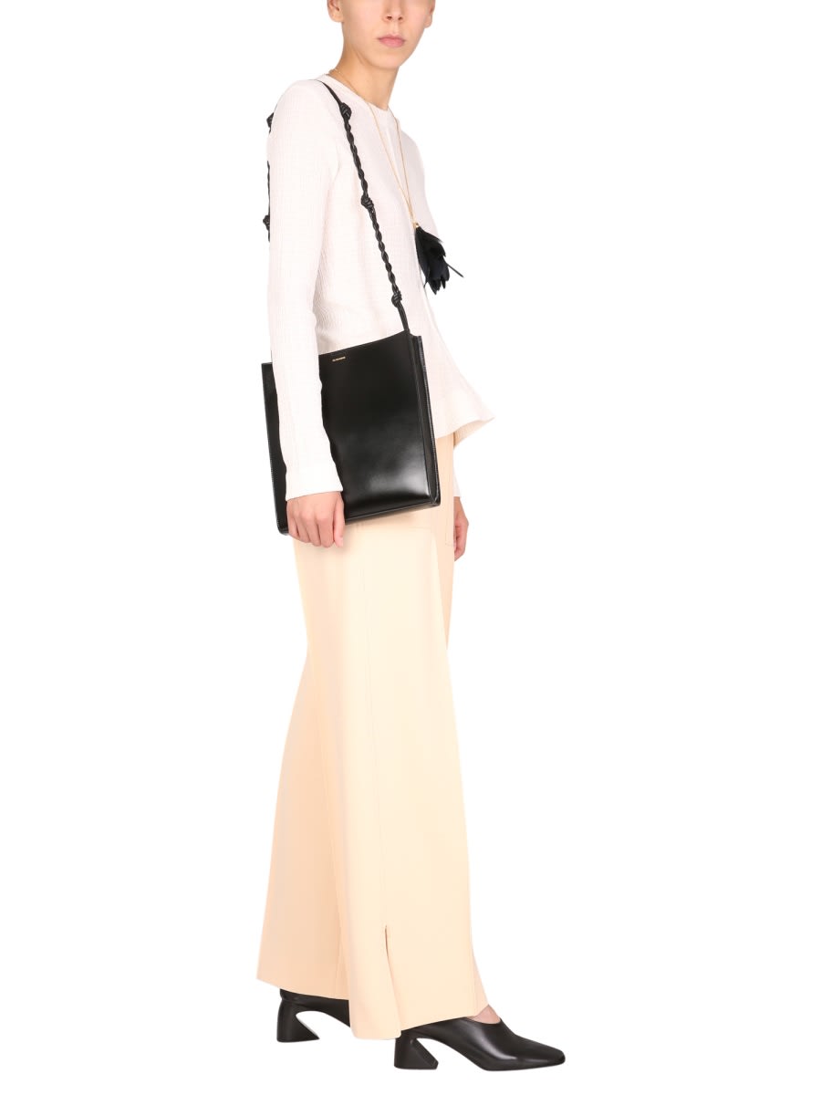 Shop Jil Sander Wool Pants In Nude