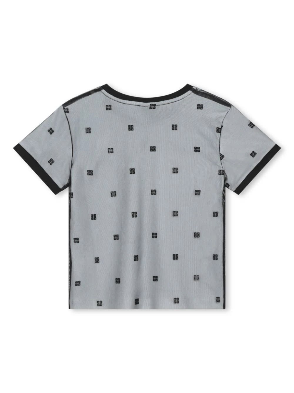 Shop Givenchy Black T-shirt With Logo And All-over 4g Motif