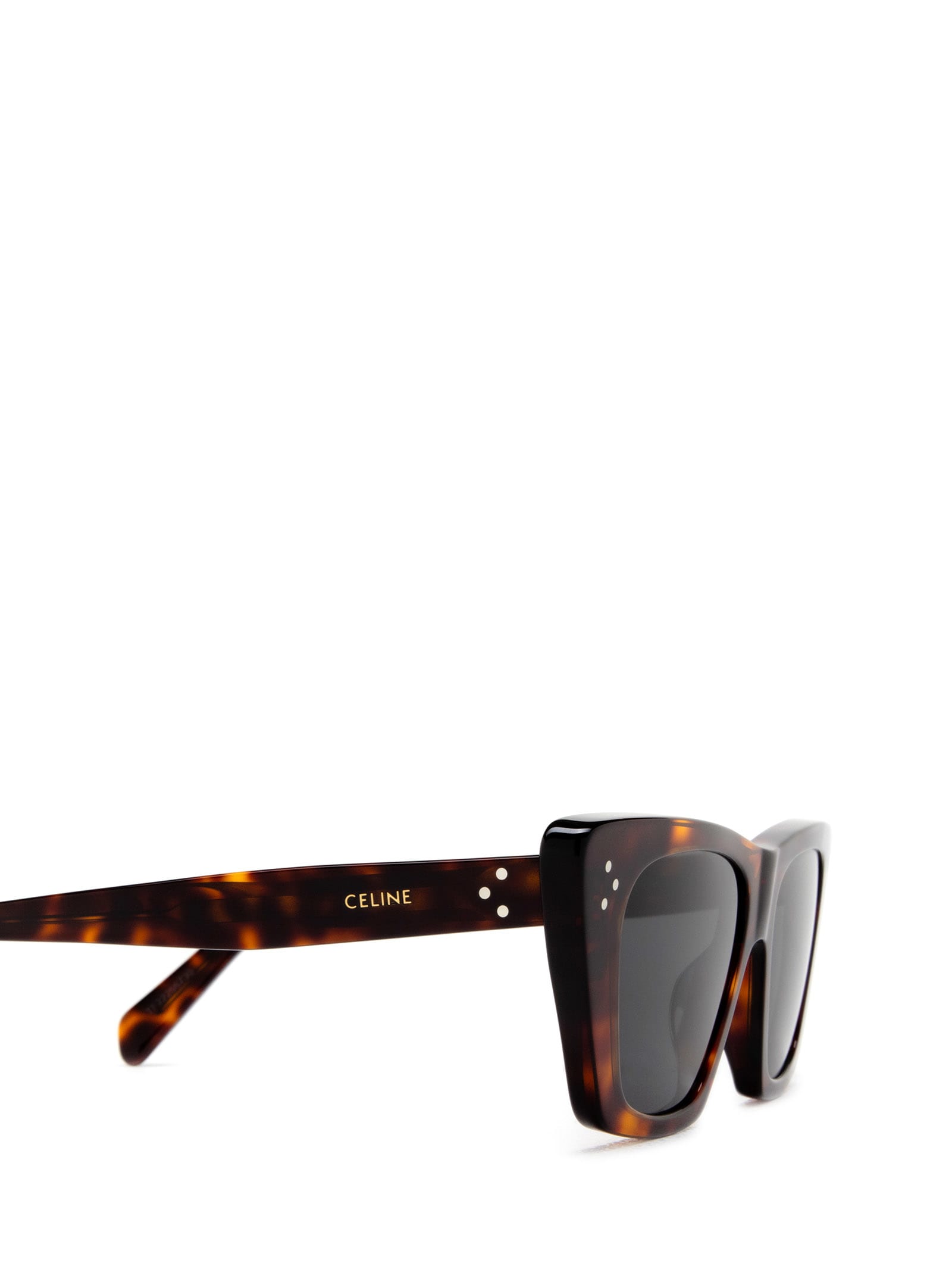 Shop Celine Cl40187i Red Havana Sunglasses