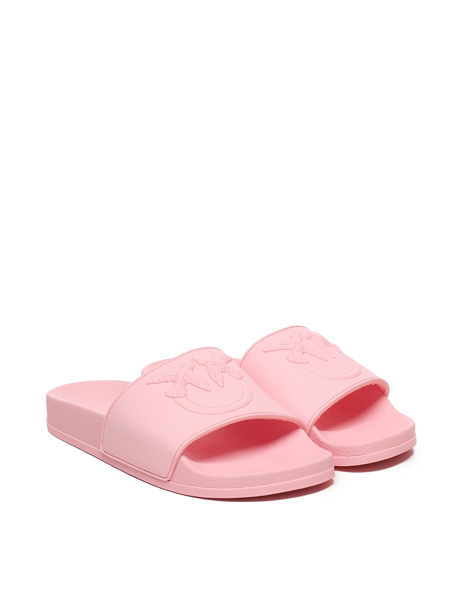 Shop Pinko Rubber Slide With Logo