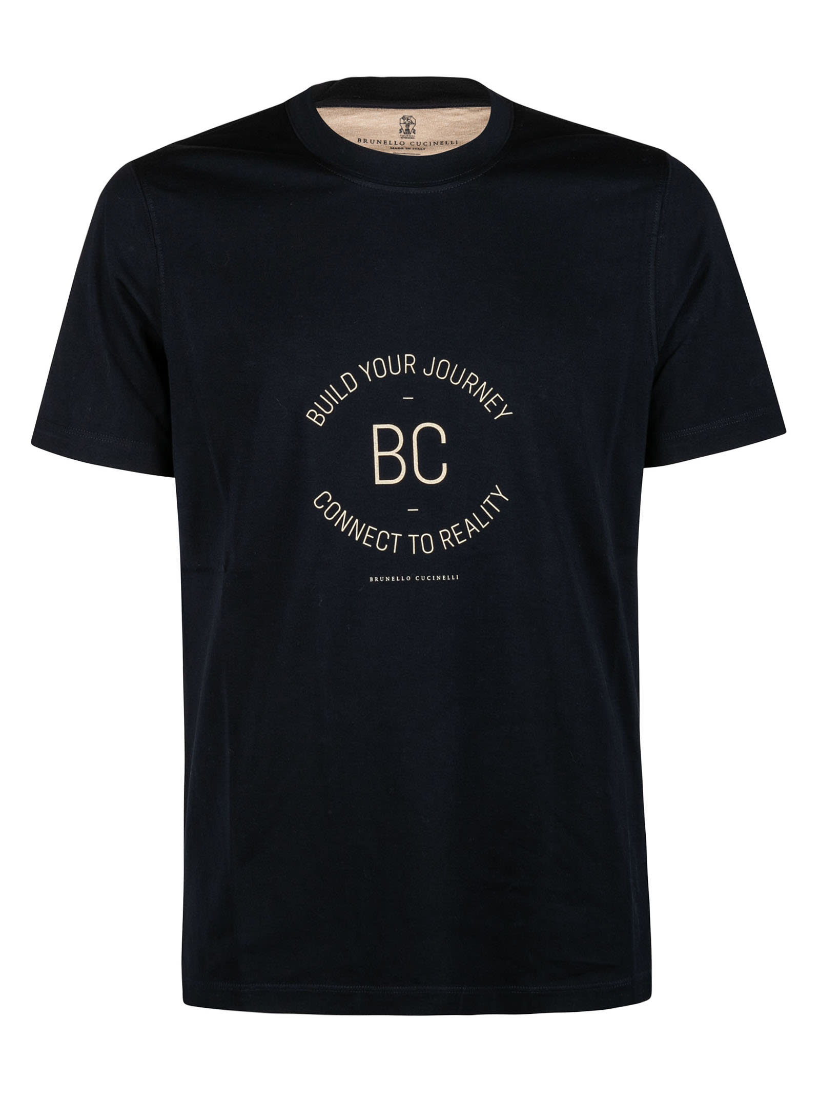 Brunello Cucinelli Logo Print Regular T-shirt