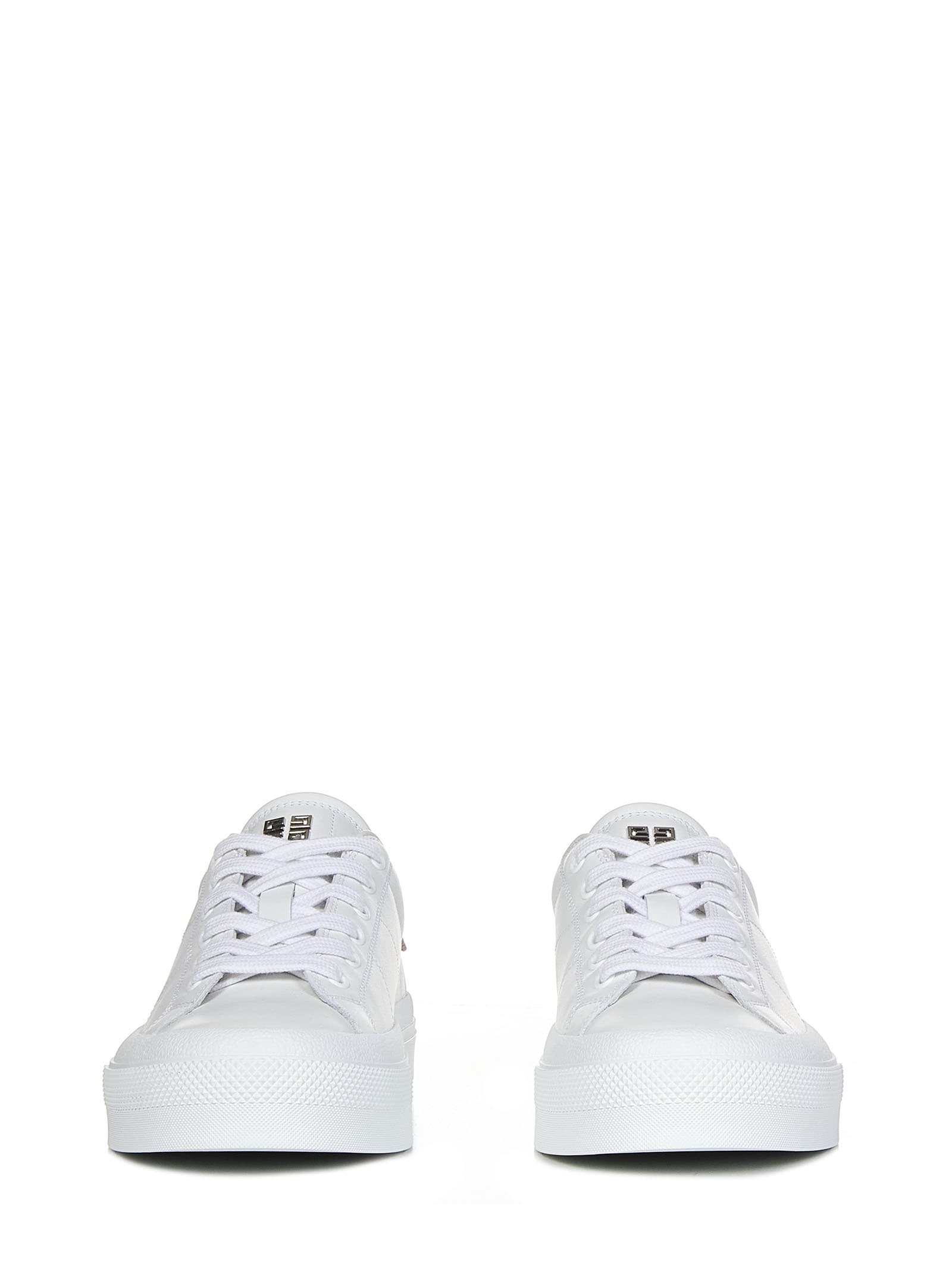 Shop Givenchy City Sneakers In Beige