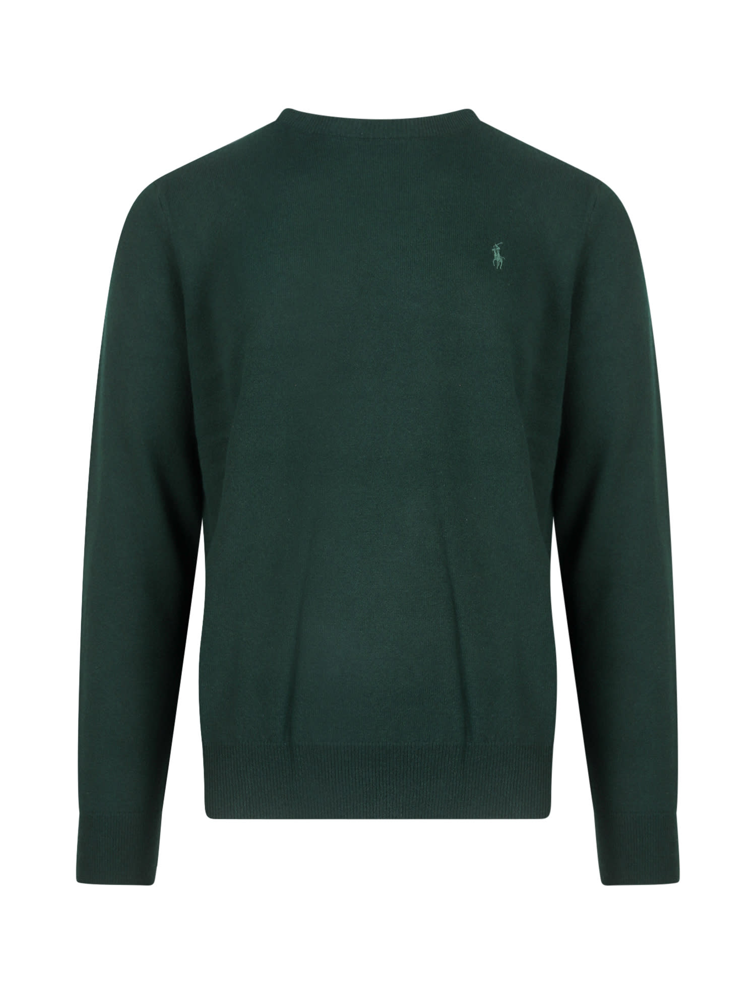 Shop Polo Ralph Lauren Sweater In Moss Agate