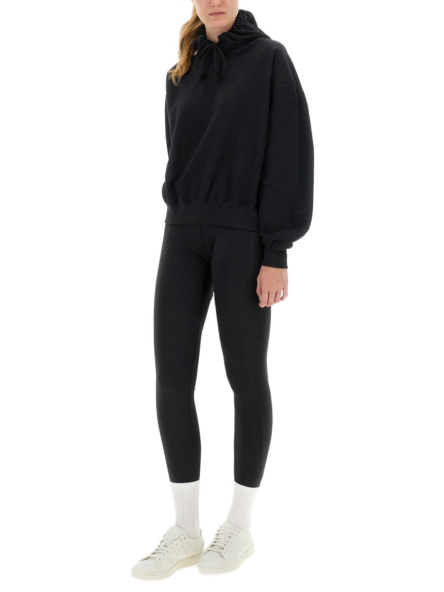 Y-3 Hoodie With Matching Logo In Black