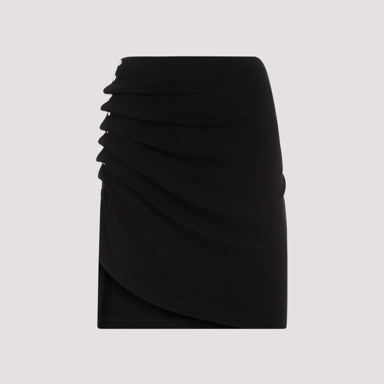 Shop Rabanne Mini Skirt In Black