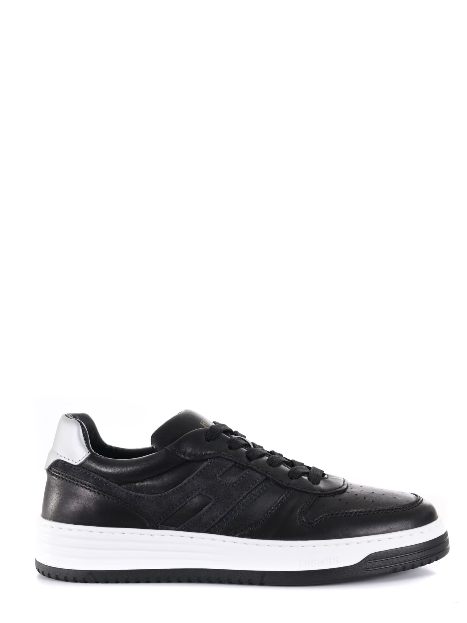 Shop Hogan H630 Sneakers In Black