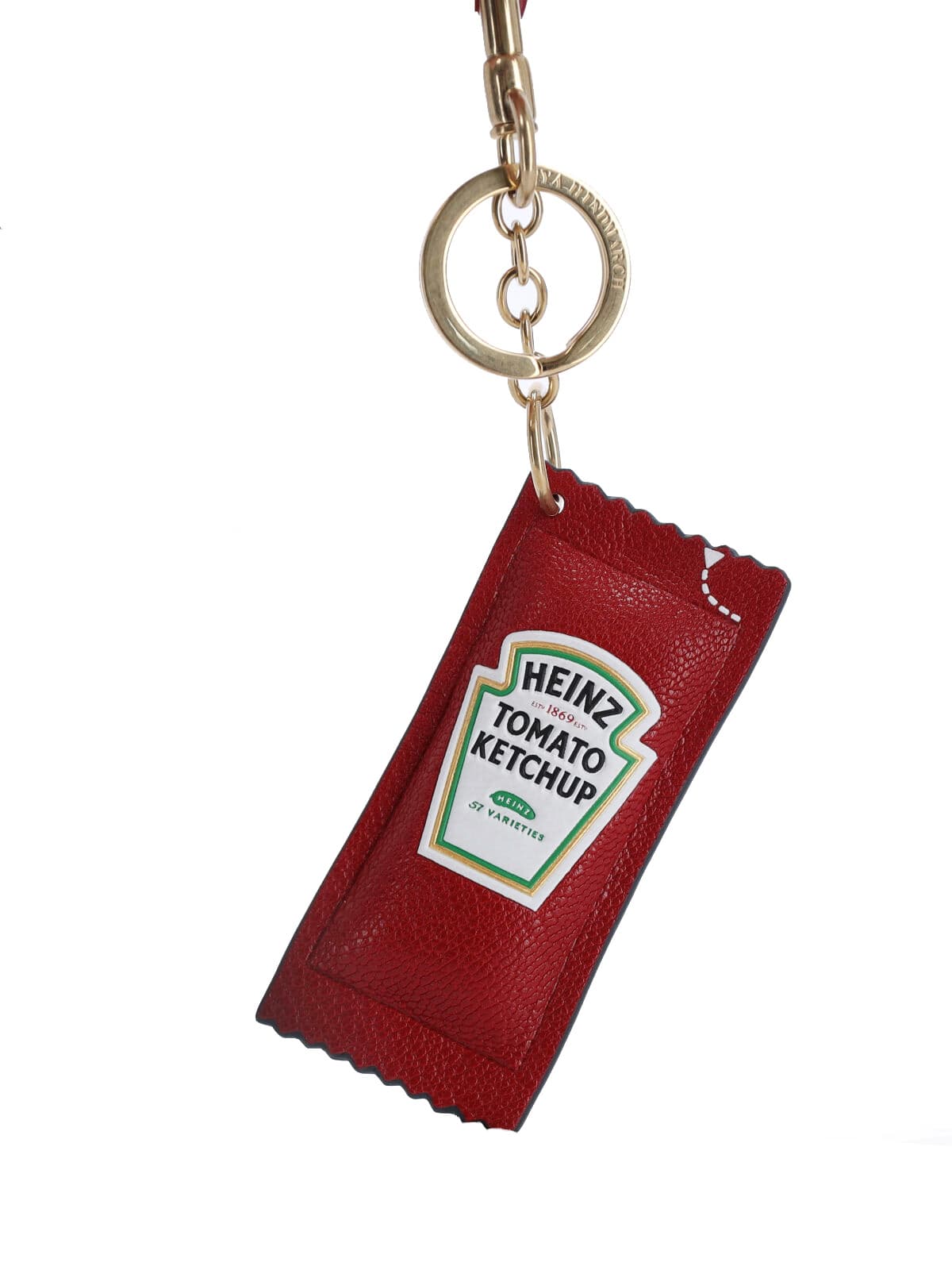 Anya Hindmarch Anya Brands Heinz Ketchup Charm Keyring In Red