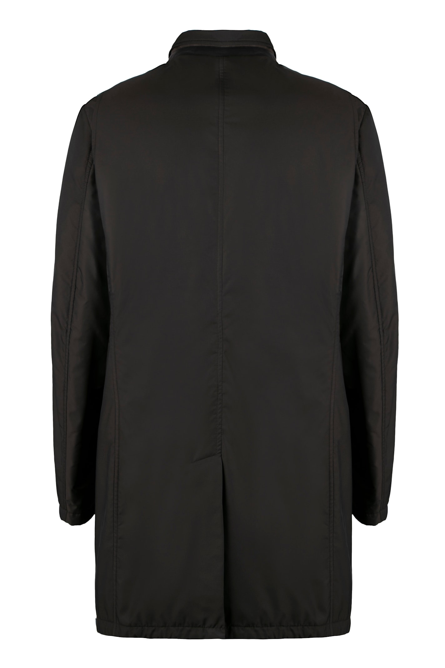 Moorer Shinjuku Techno Fabric Jacket In Black