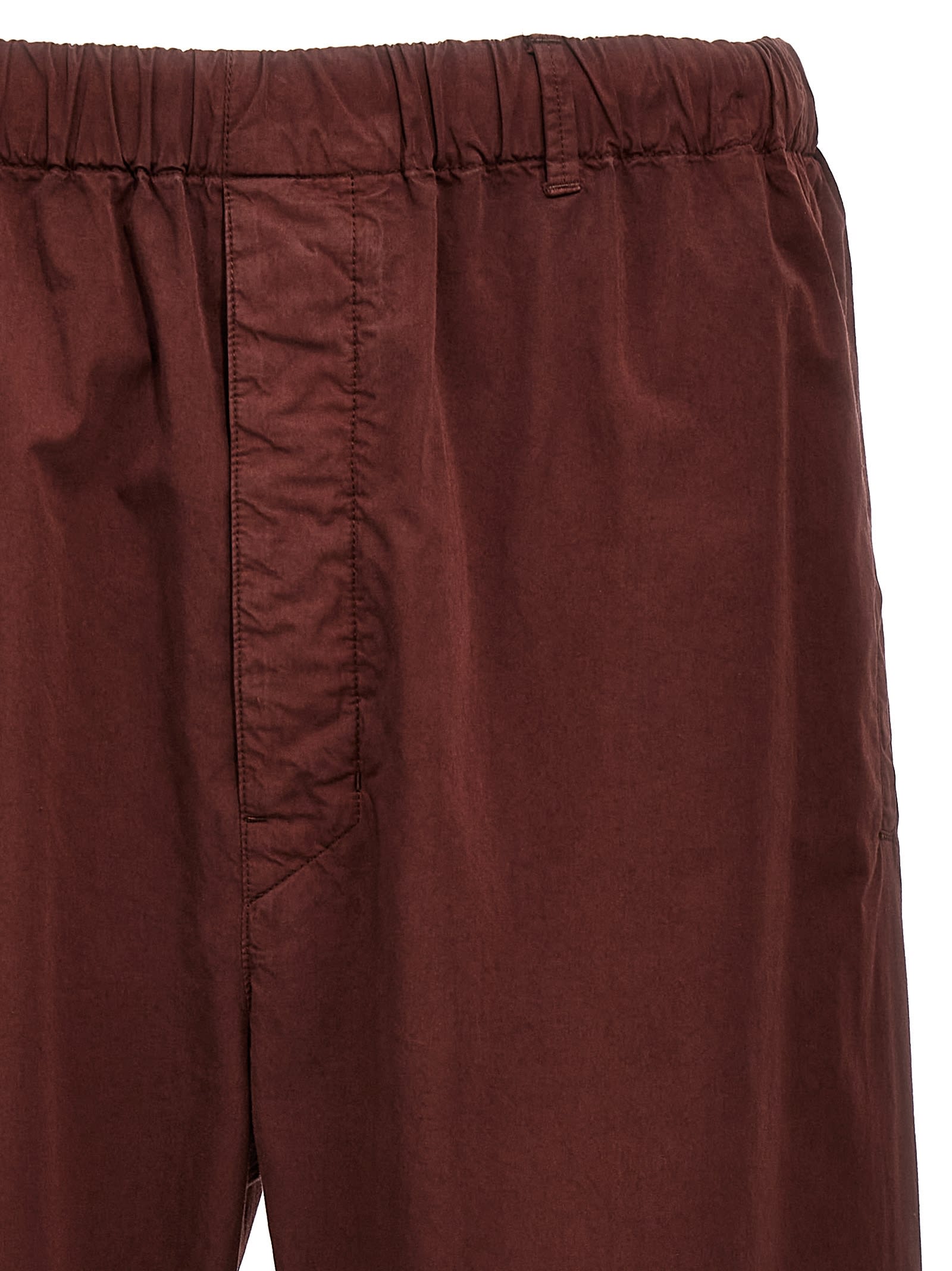 Shop Lemaire Relaxed Pants In Red