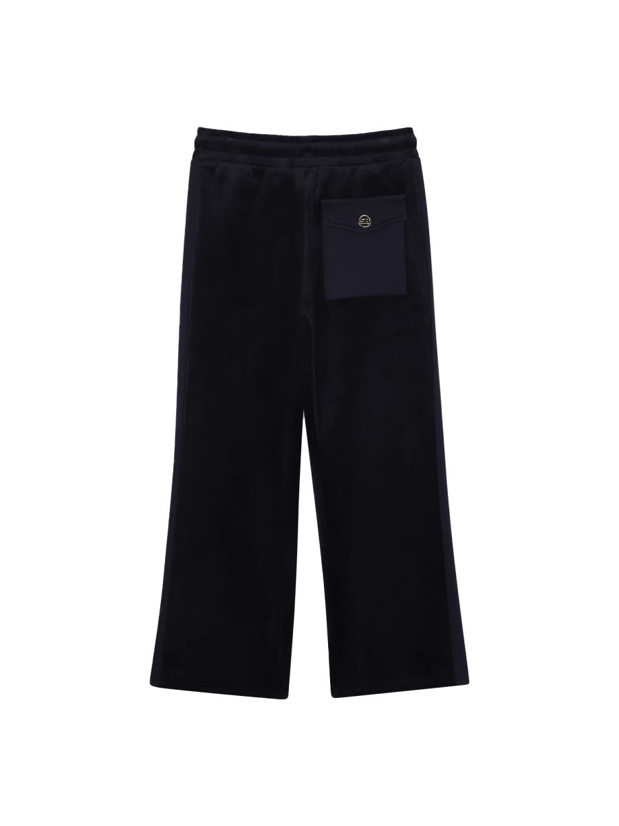 Sonia Rykiel Pants With Logo In Blue