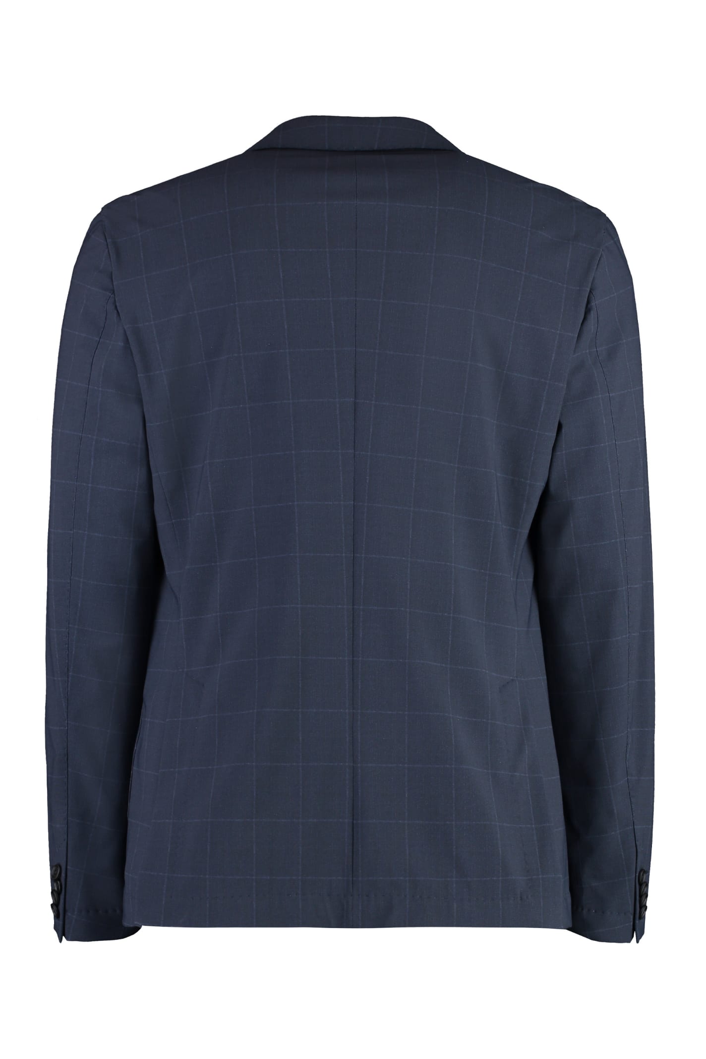 Shop Hugo Boss Single-breasted Two-button Jacket In Blue