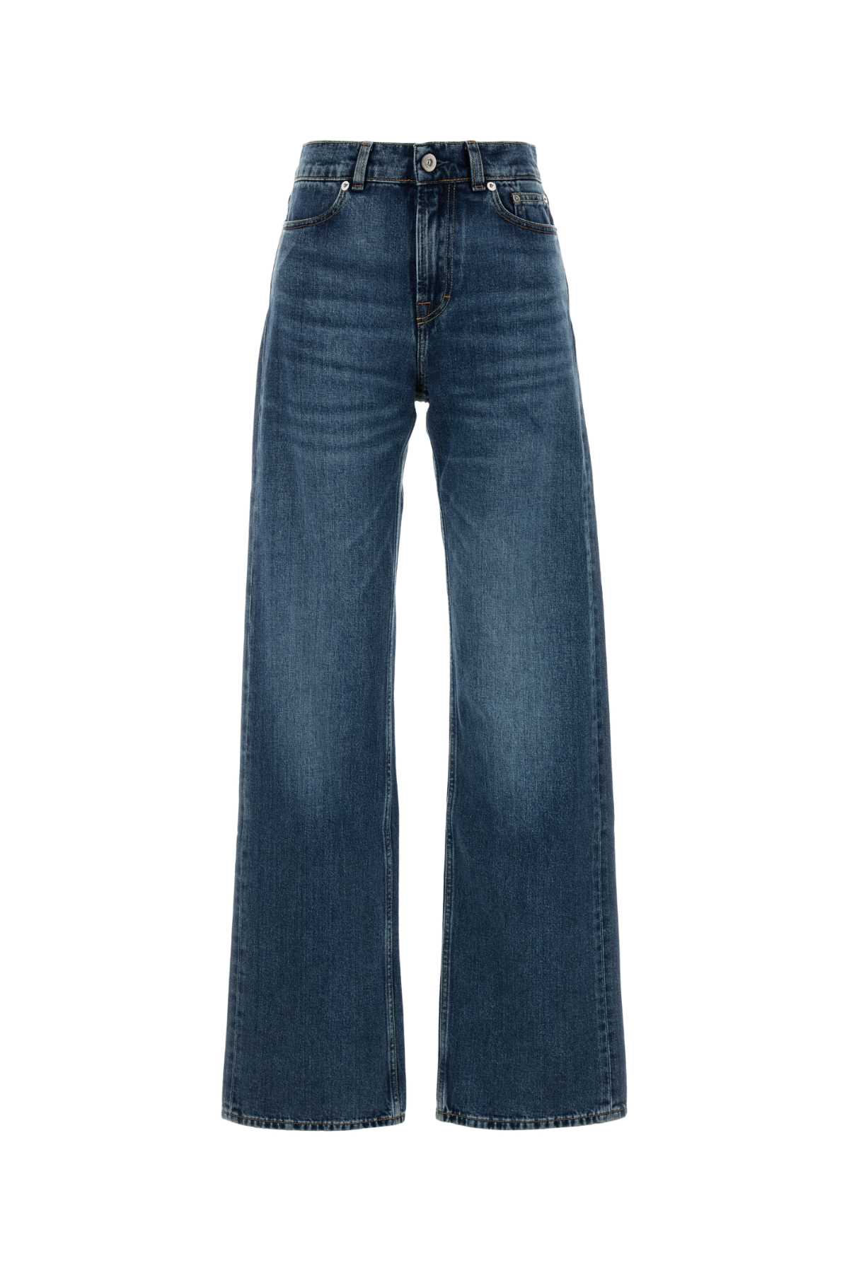 Our Legacy Wide-leg Denim Trousers Five Pockets In Blue