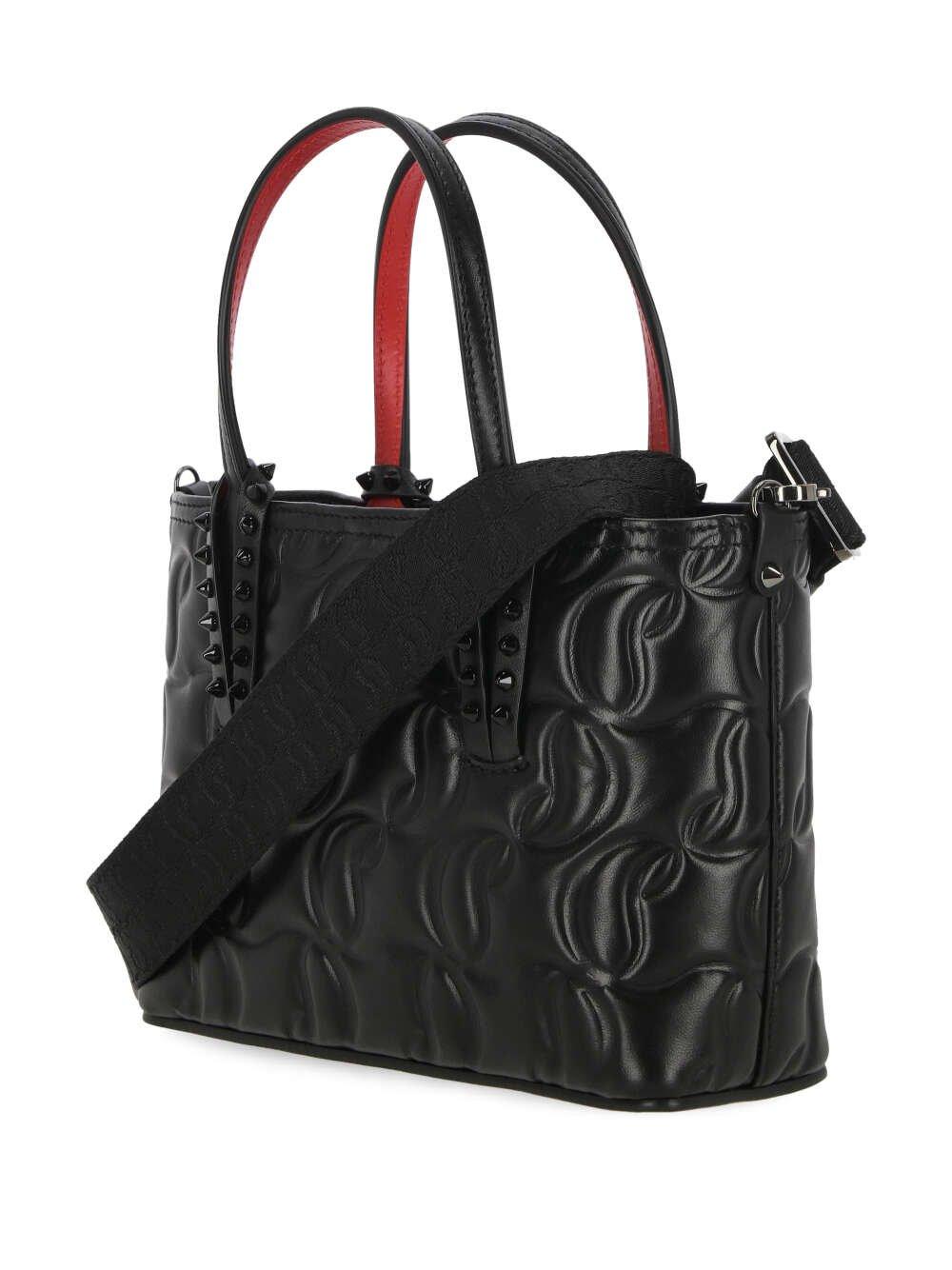 Shop Christian Louboutin Cabata Mini Tote Bag In 000 Black