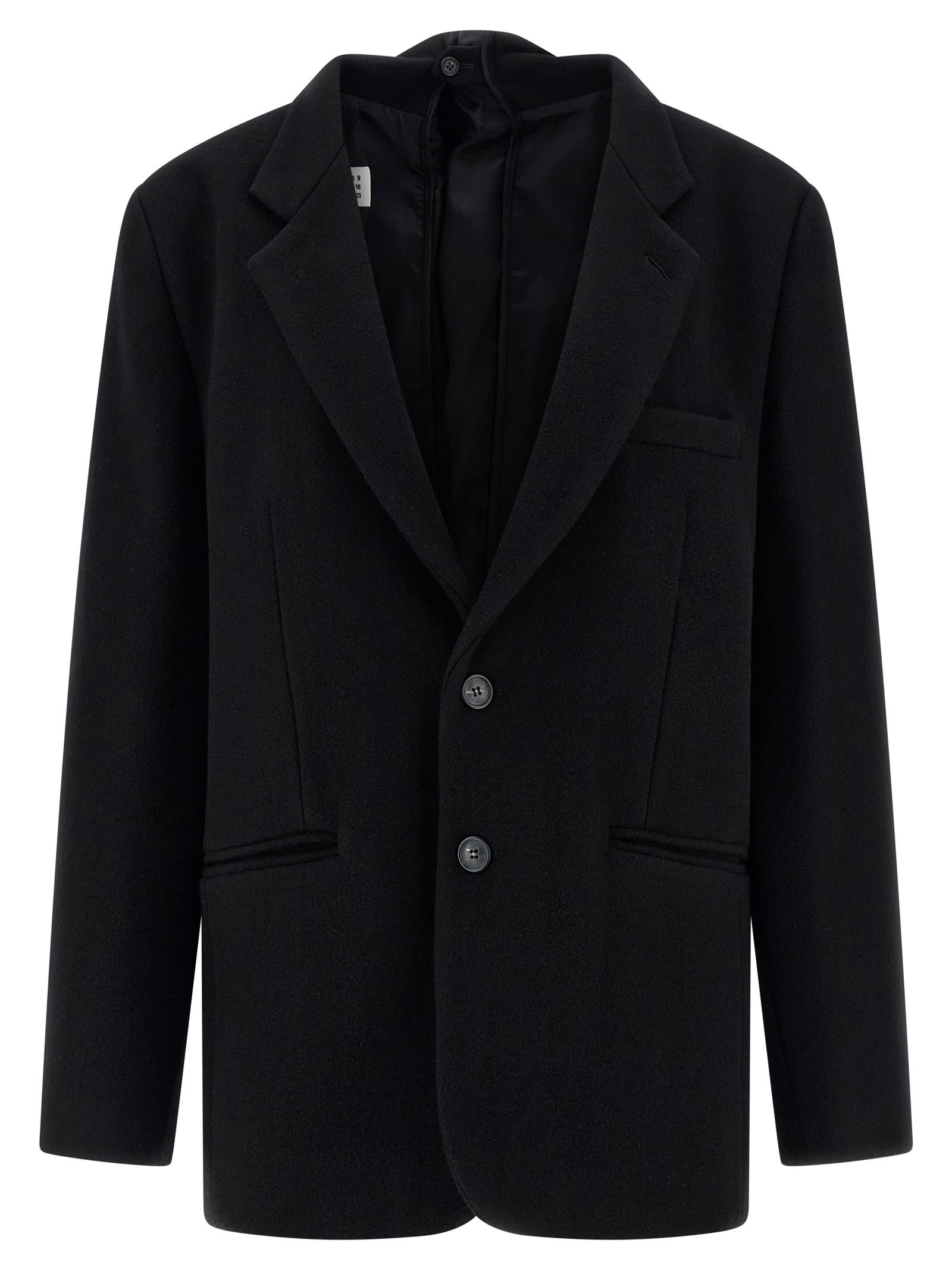 Mm6 Maison Margiela Single-breasted Blazer In Black