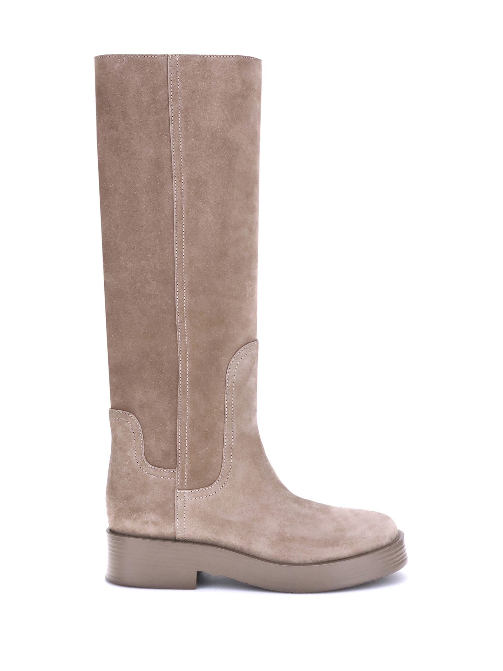Casadei Charlie Suede Knee-high Boots