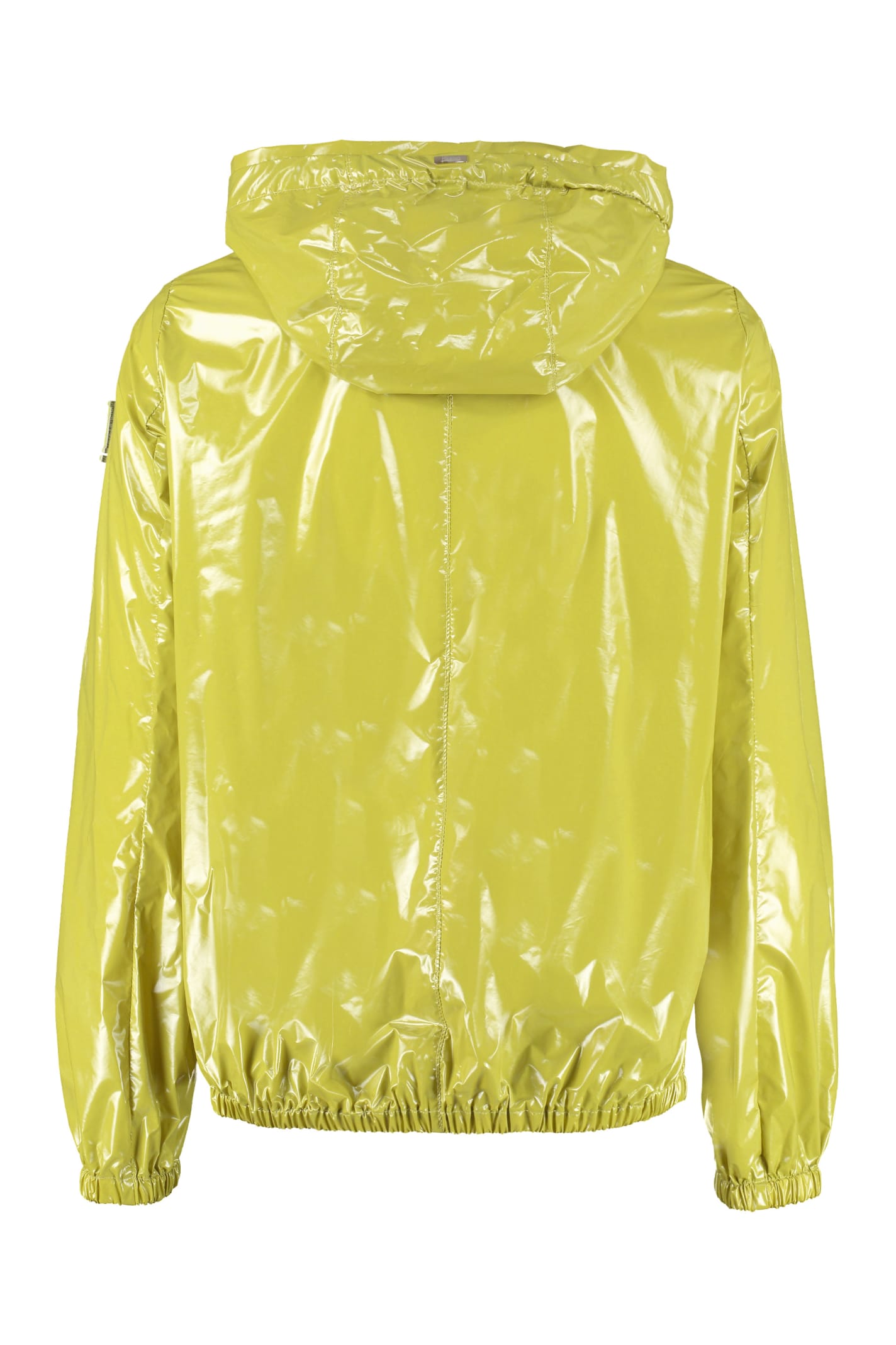 Herno Zip-fastening Hooded Jacket In Green