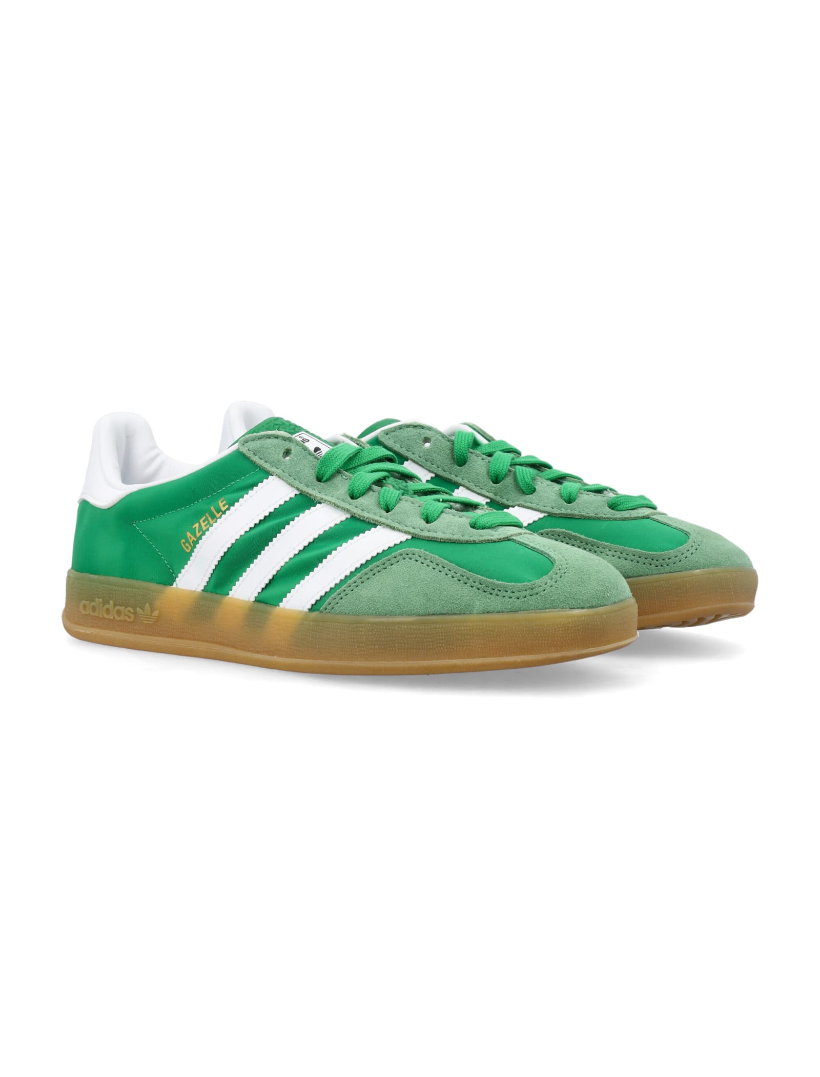 Adidas Originals Gazelle Indoor Sneakers In Green