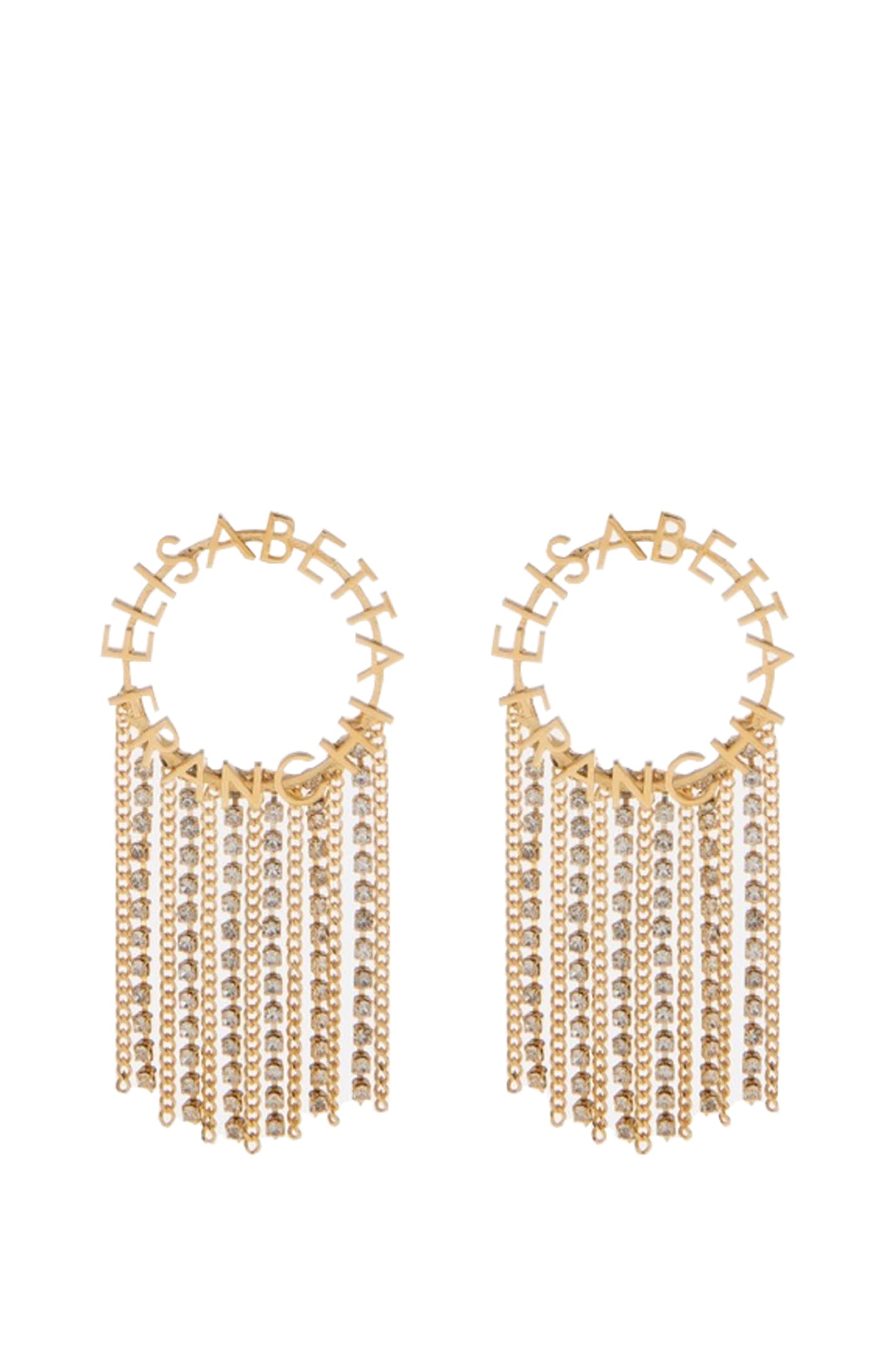Shop Elisabetta Franchi Earrings In Golden