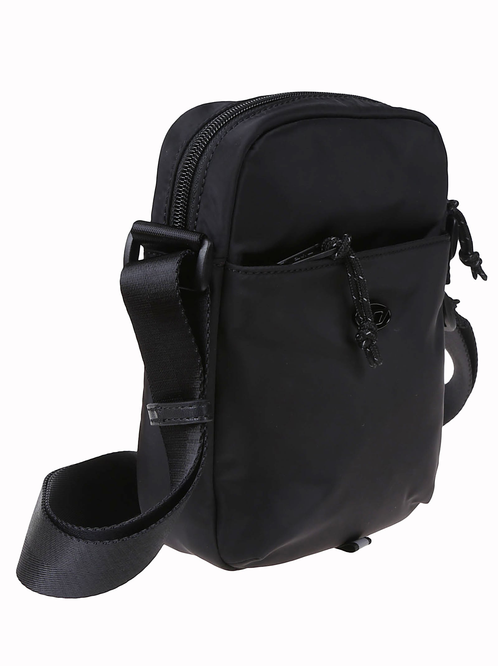 Diesel Crossbody Bag In Tech Fabric In Black