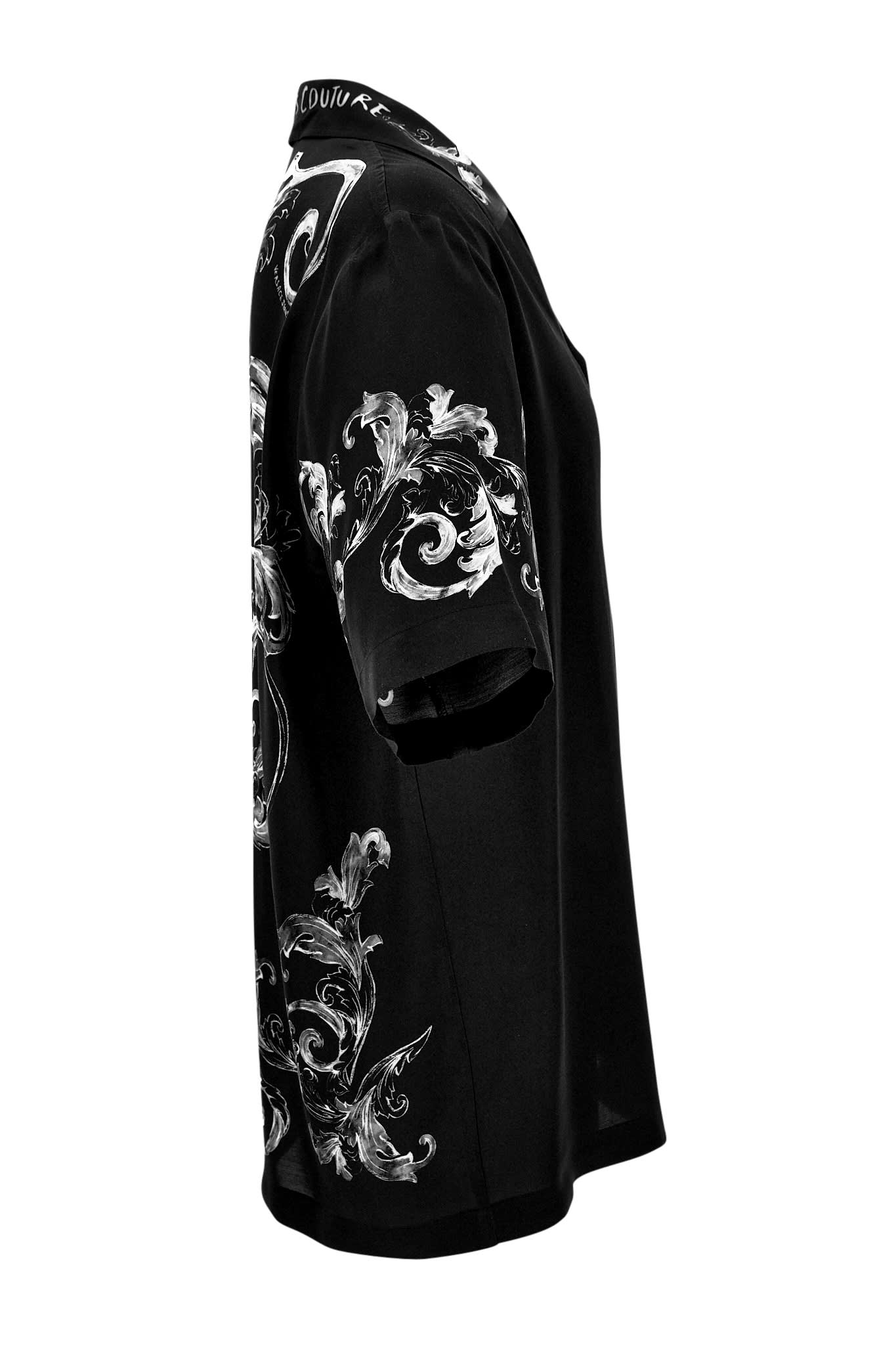 Shop Versace Jeans Couture Mens Shirt In Black