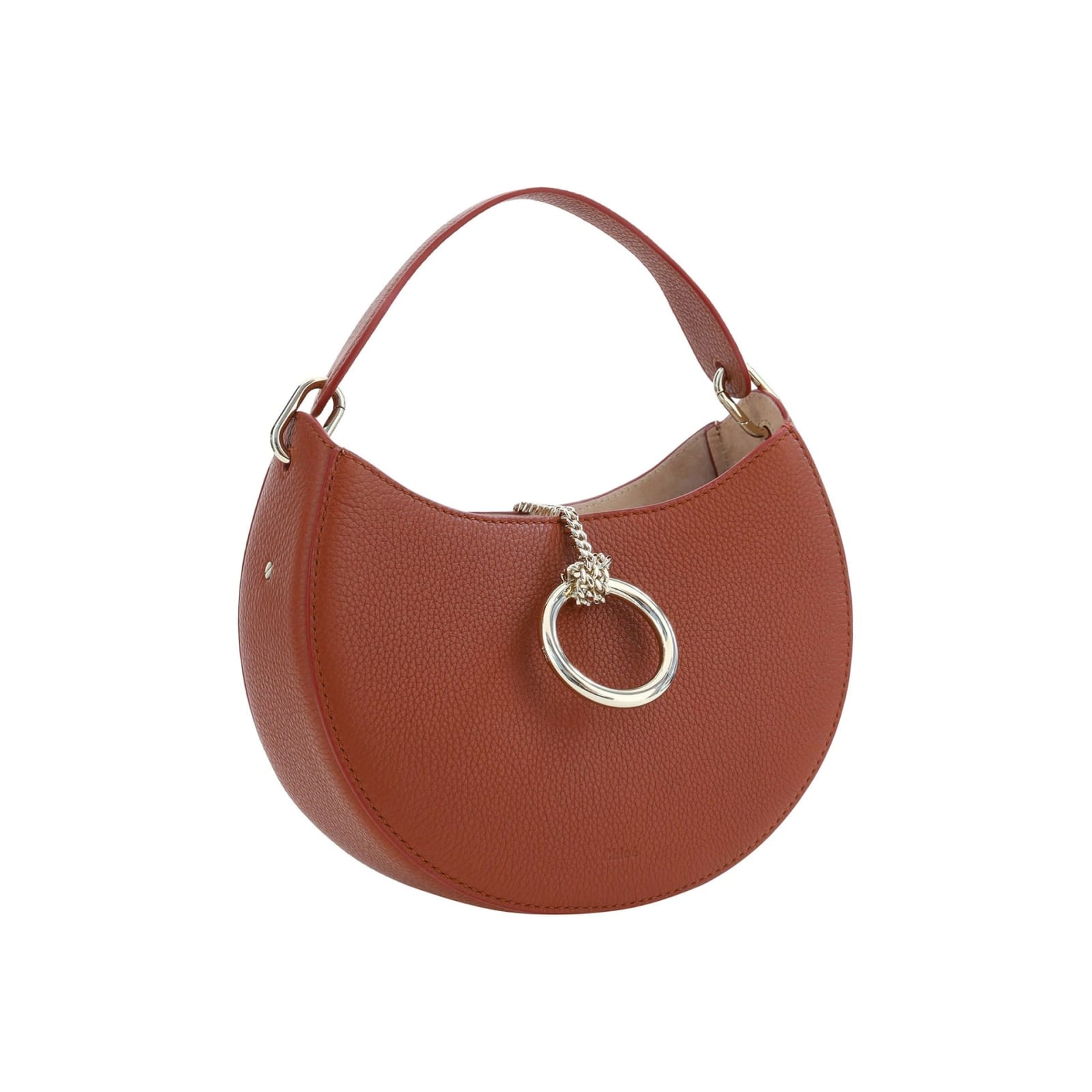 Shop Chloé Arlene Handbag In Brown