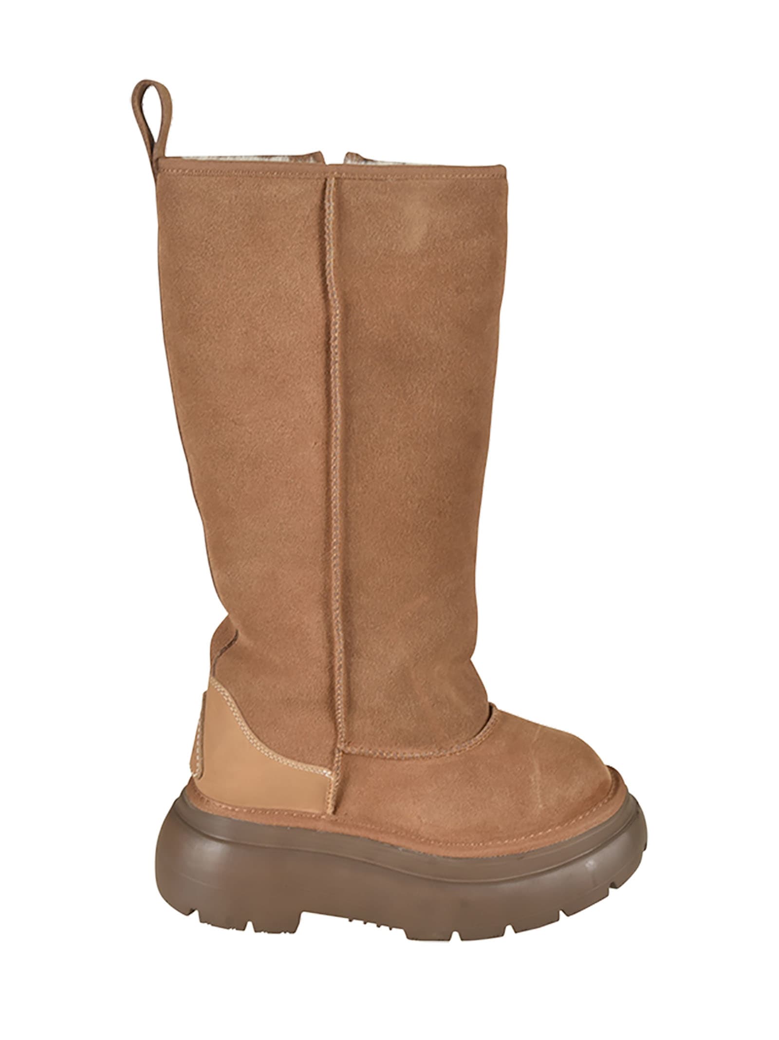 Tall Chunky Shearling Boots