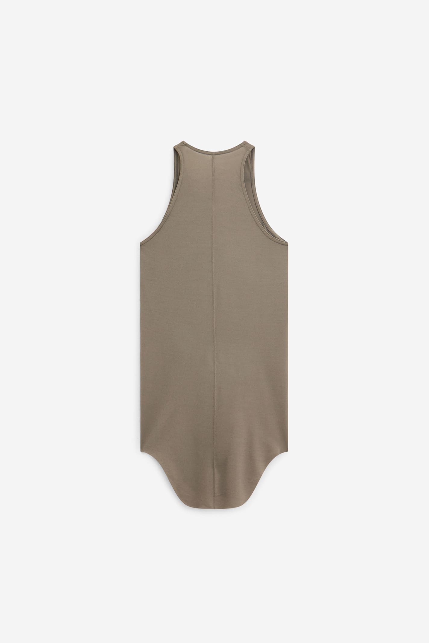Rick Owens Basic Tank Topwear In Brown