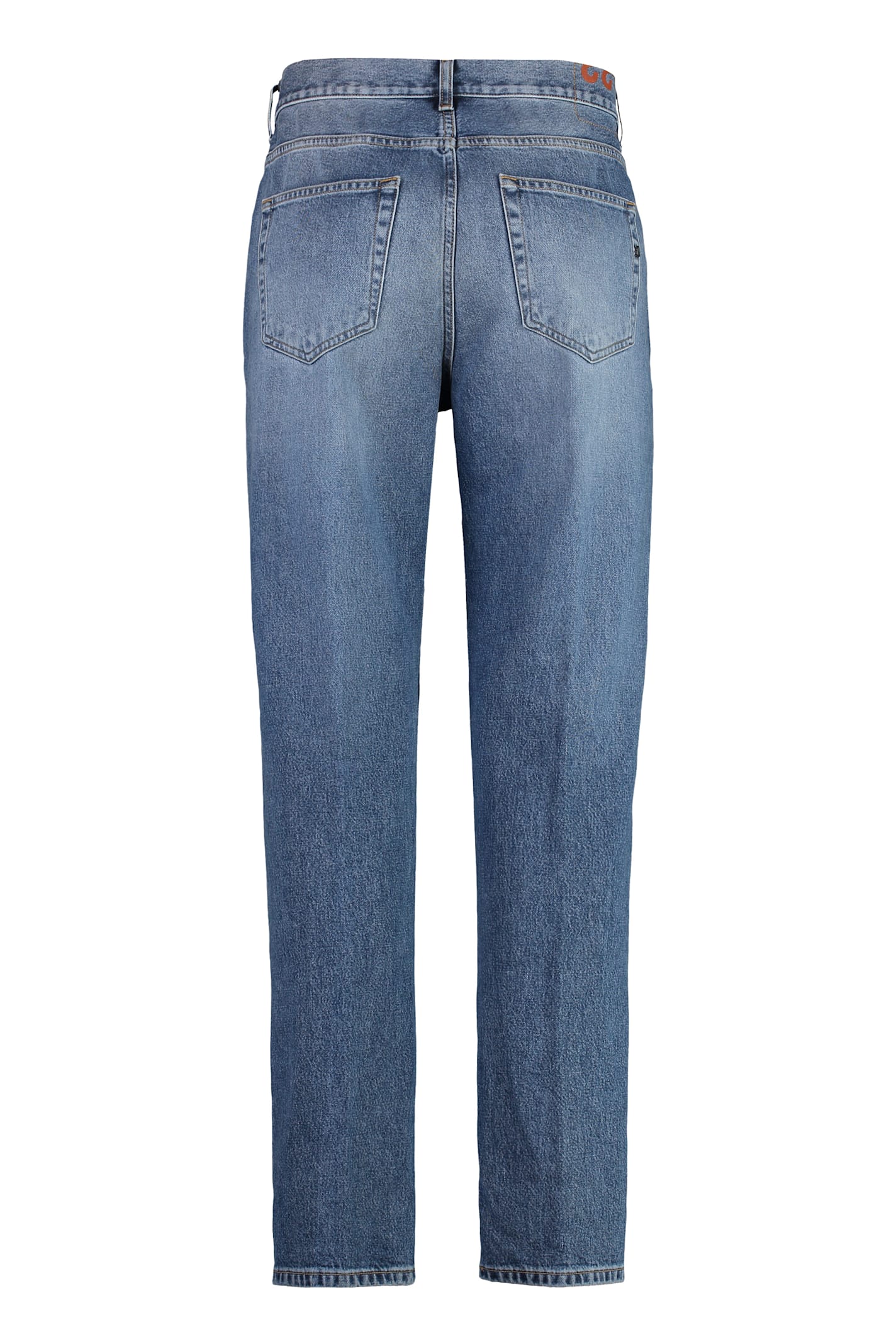 Dondup Andi5-pocket Straight-leg Jeans In Denim
