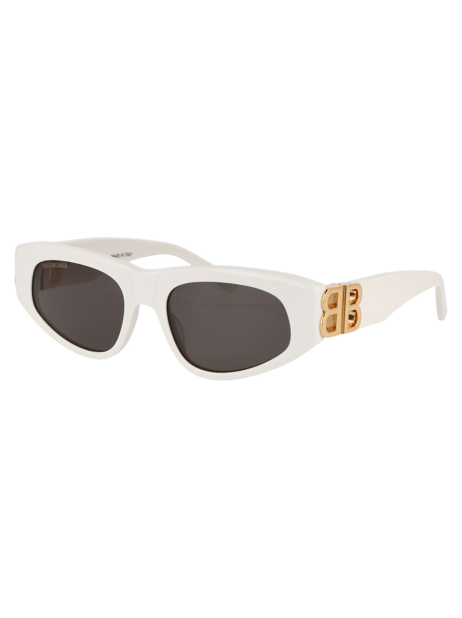 Balenciaga Dynasty D-frame Sunglasses In White