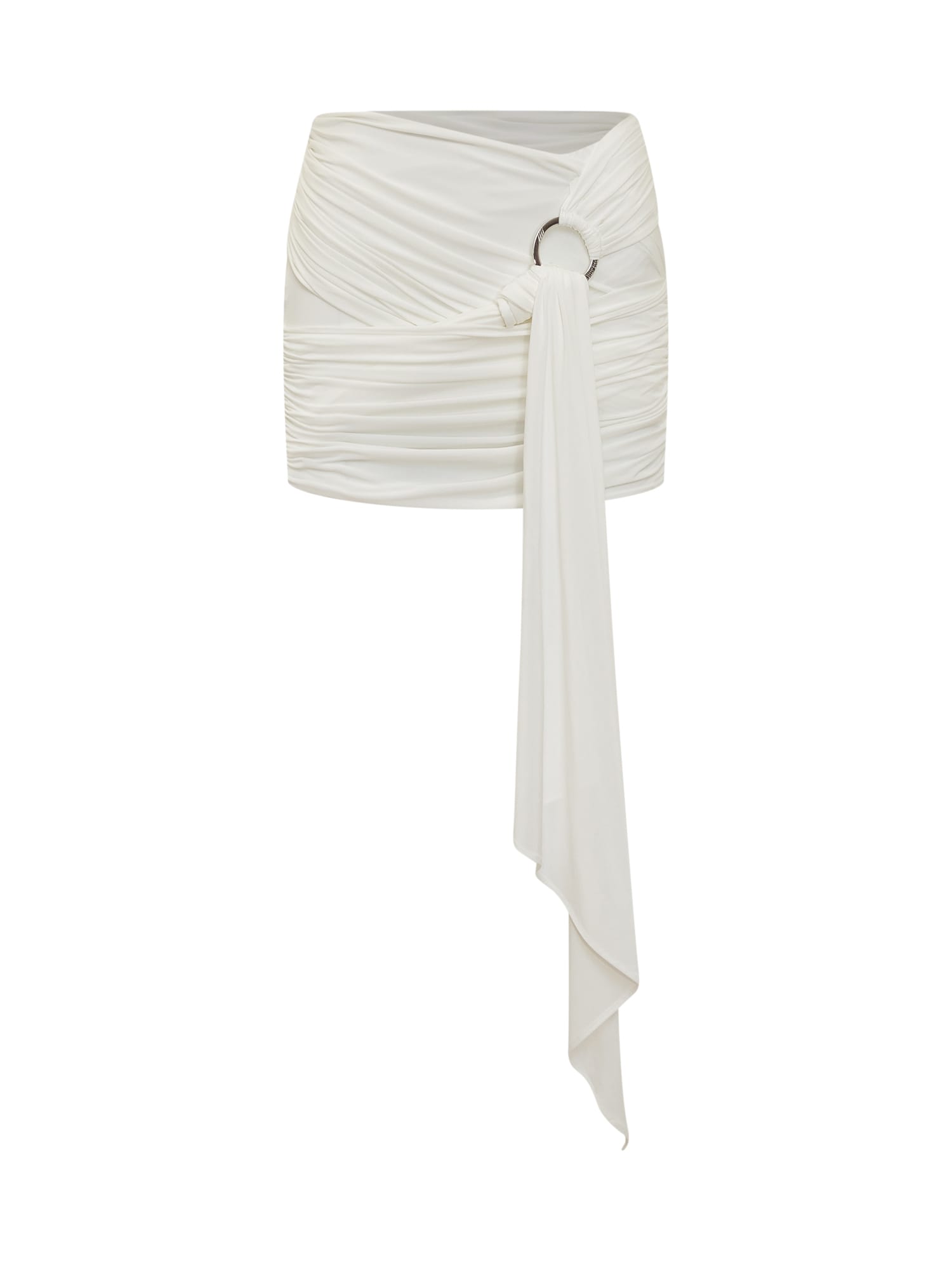 Shop Attico Fran Skirt In White