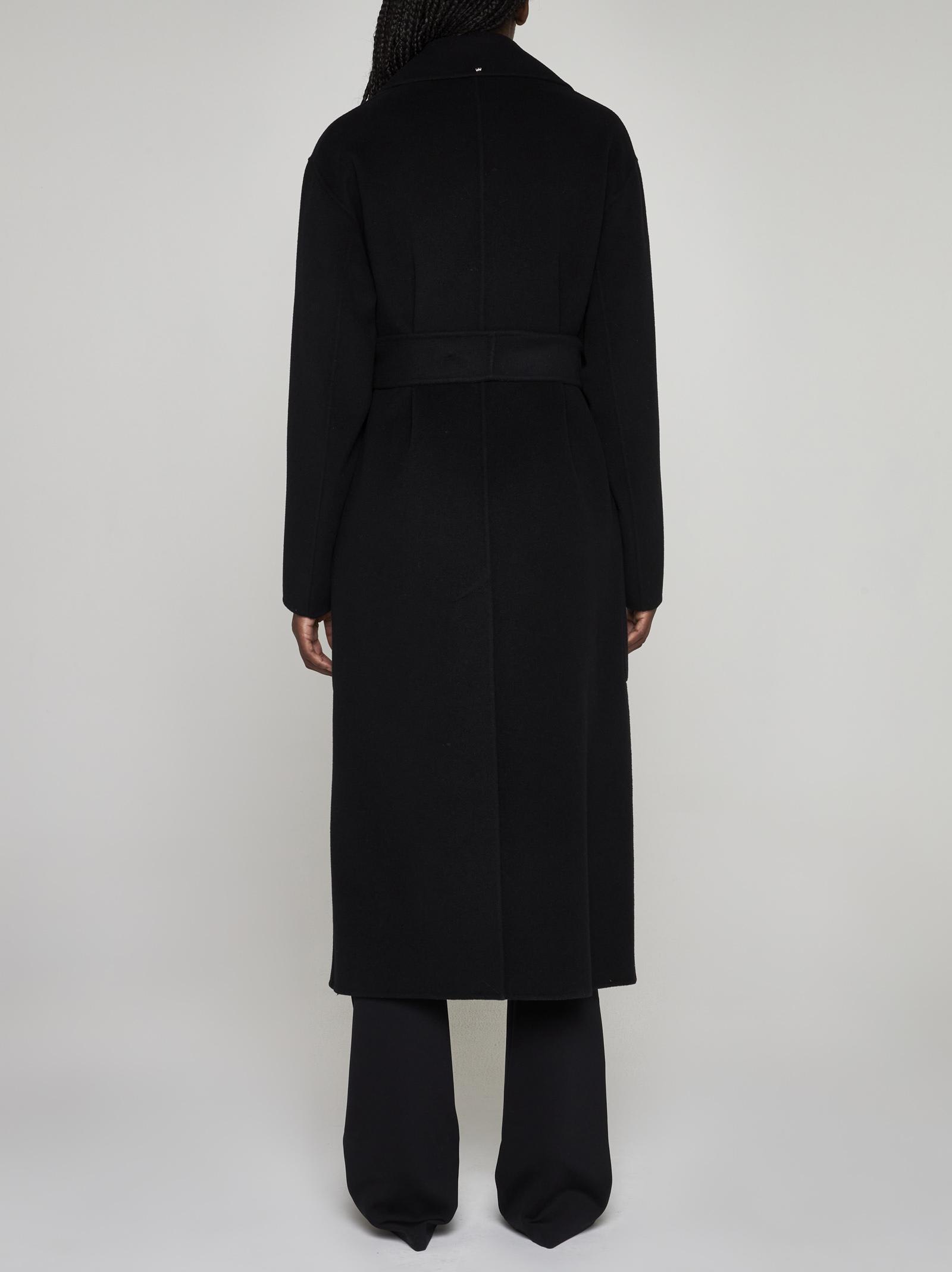 SPORTMAX VELENO BELTED WOOL COAT 