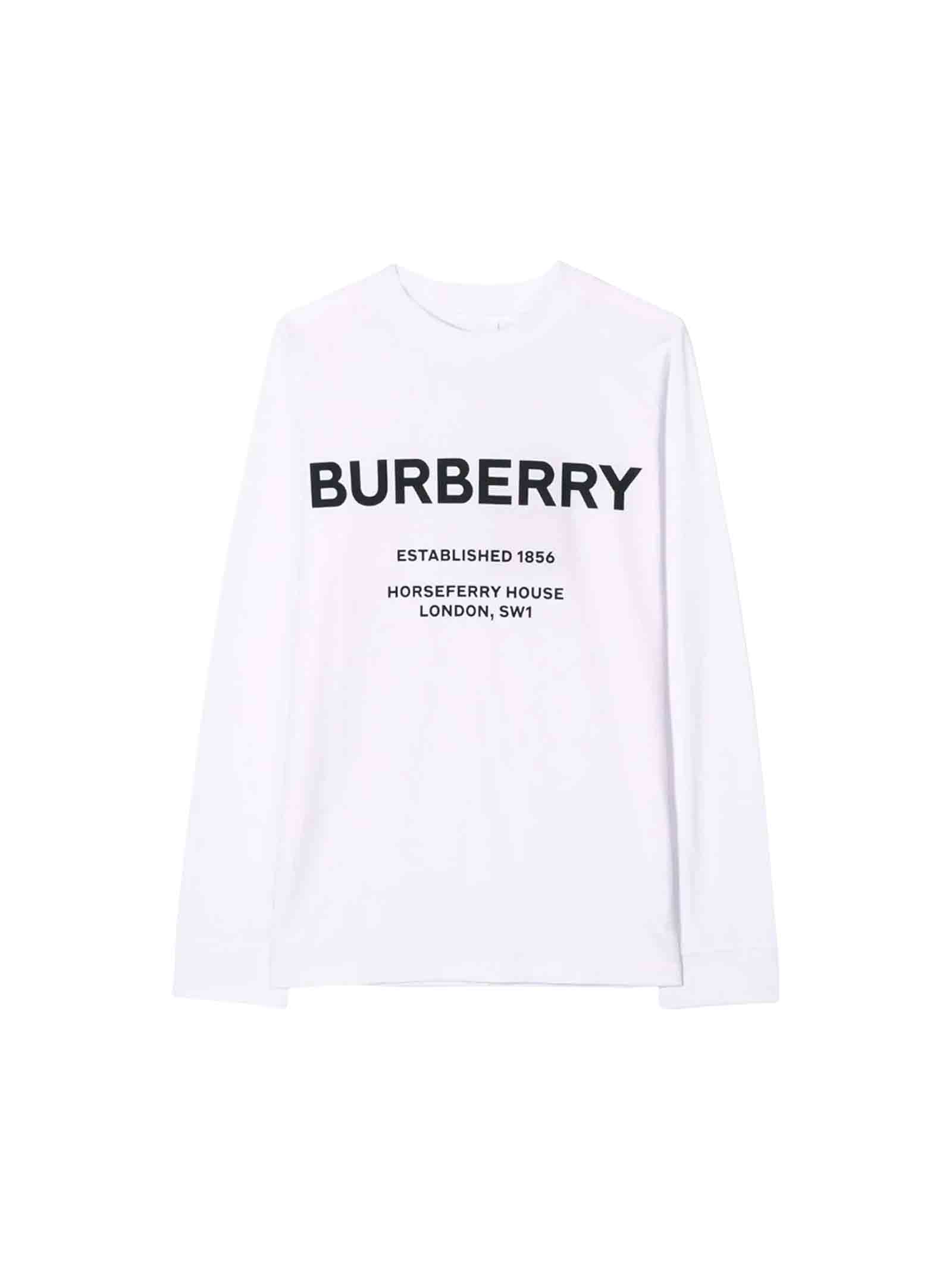 burberry white sweater