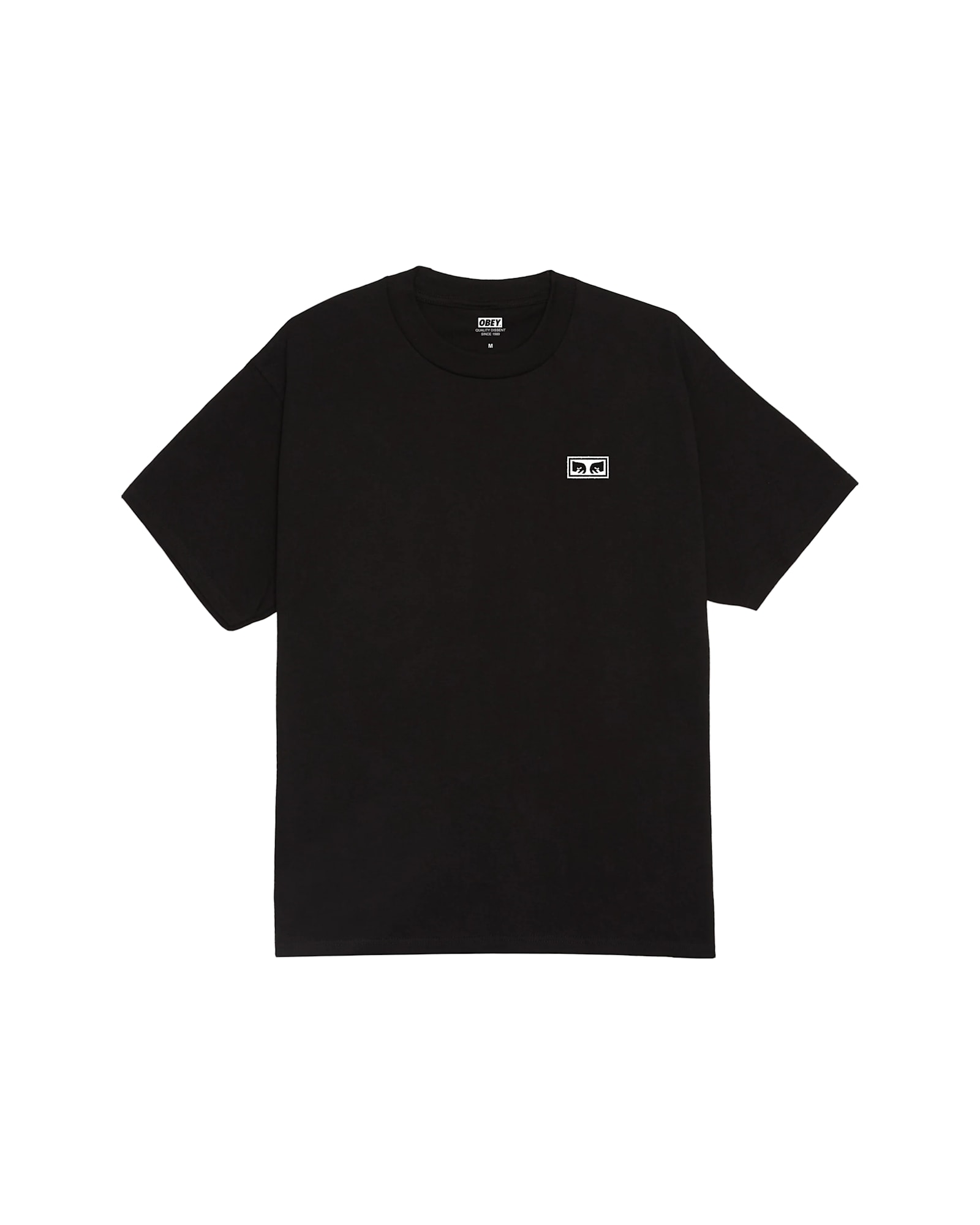 Obey Established Works Eyes Pocket Tee Ss In Black
