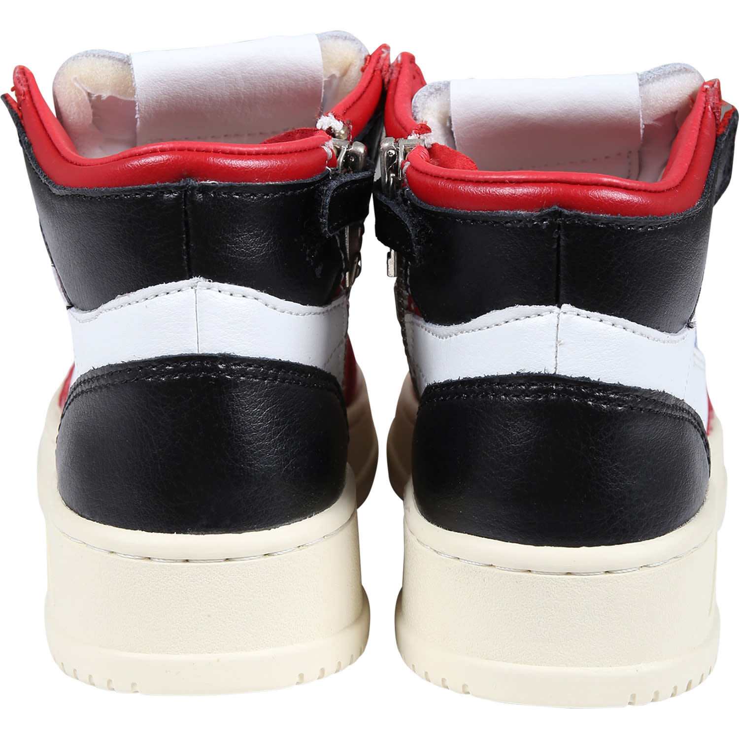 Shop Autry Red Sneakers For Kids With Logo In Black/red