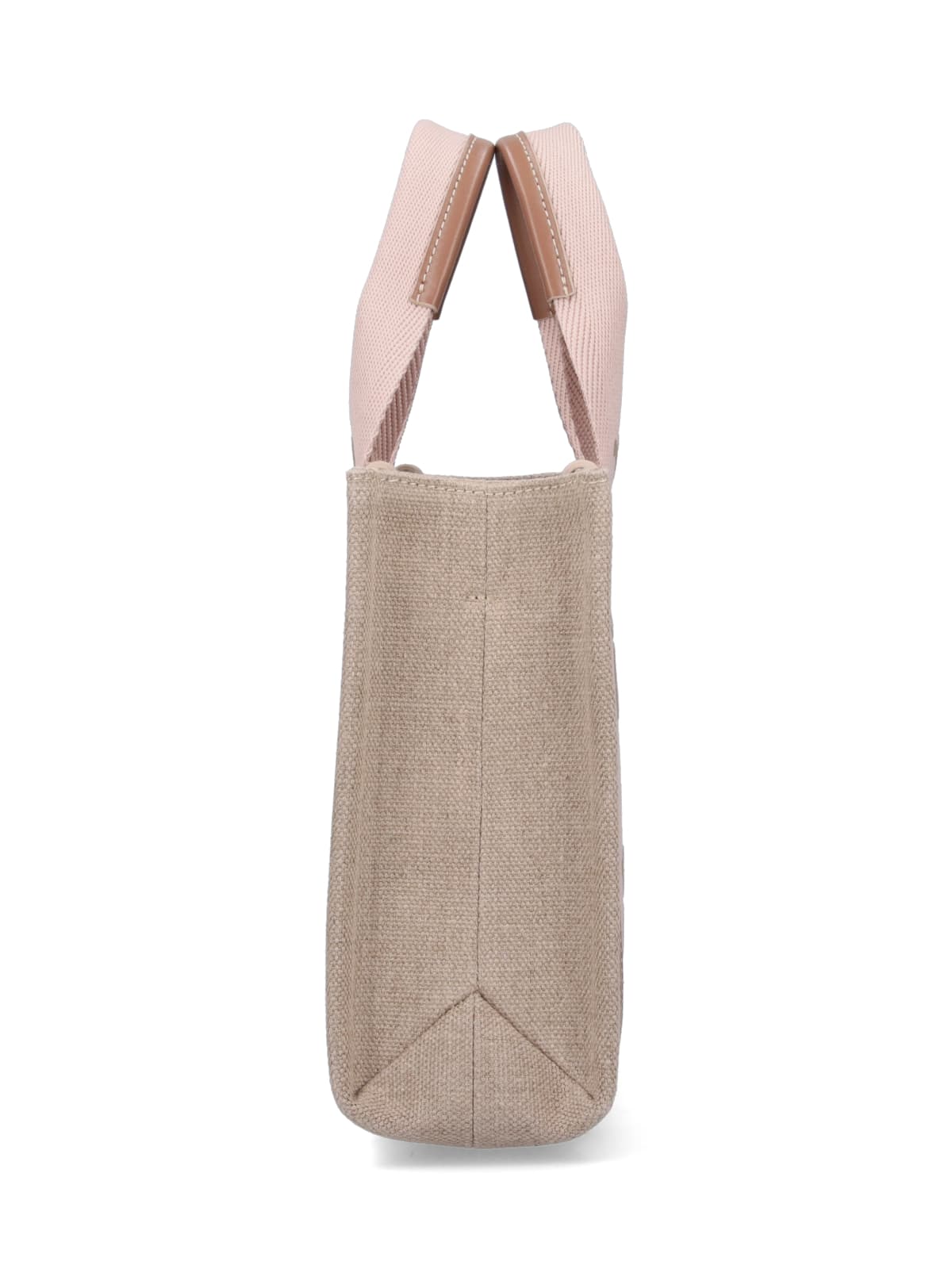 Chloé Woody Tote Bag In Neutral