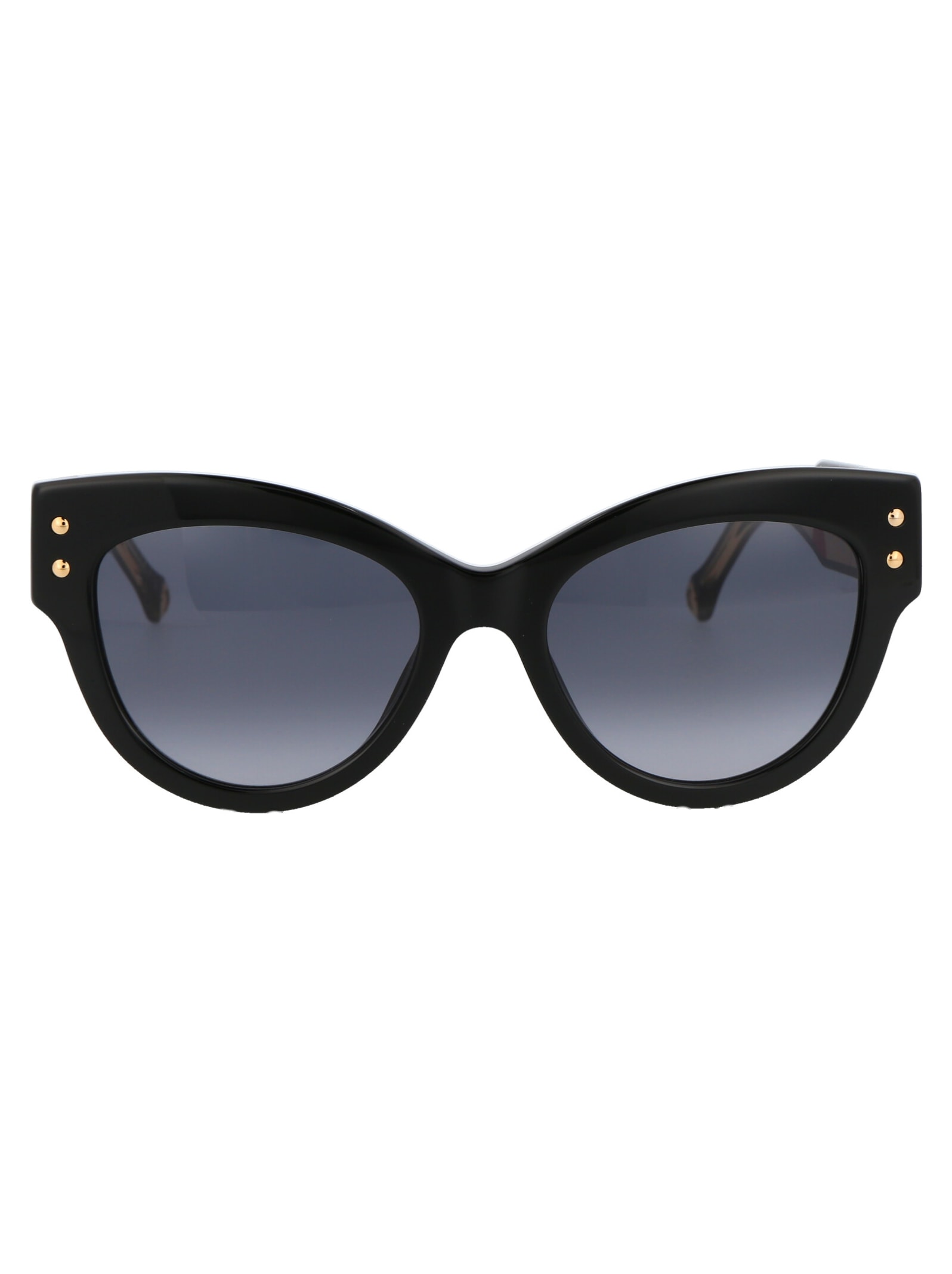 Carolina Herrera Wayfarer-frame Sunglasses In Black