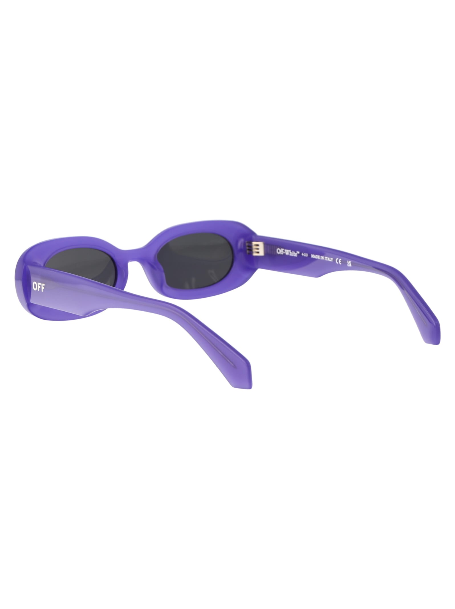 Shop Off-white Amalfi Sunglasses In 3707 Purple