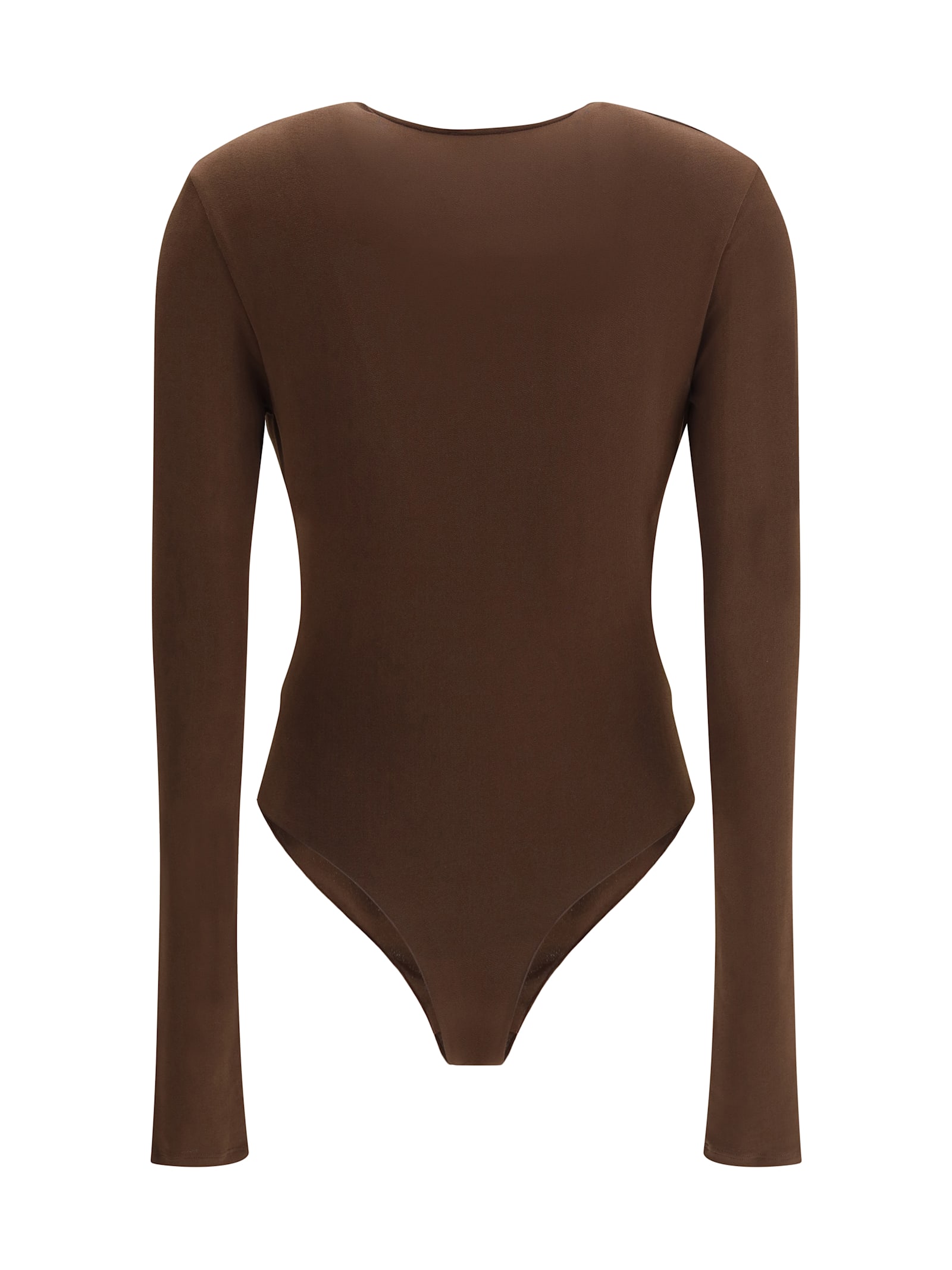 The Andamane Zelda Bodysuit In Brown