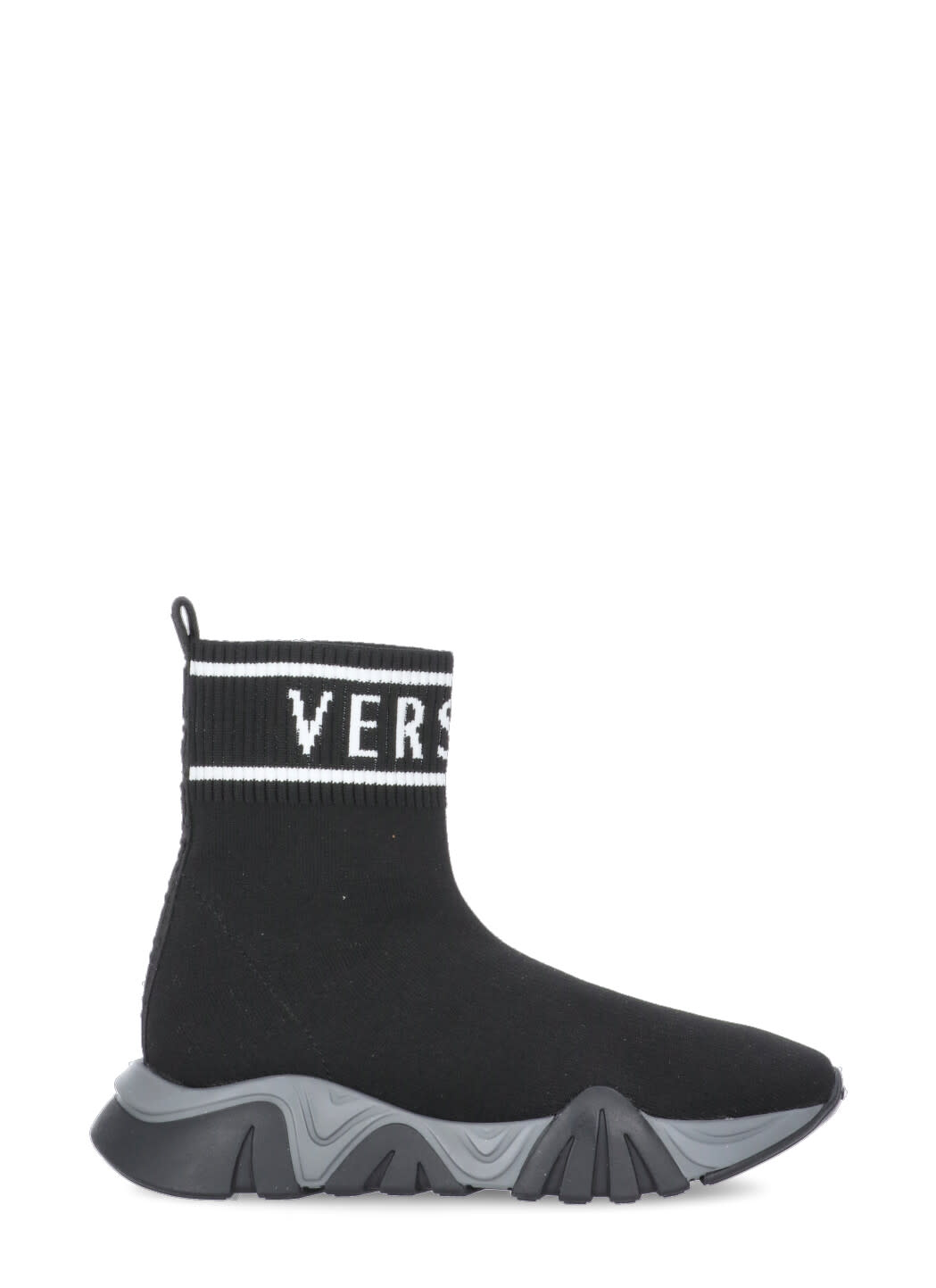 Young Versace Logo Knitted Sneaker